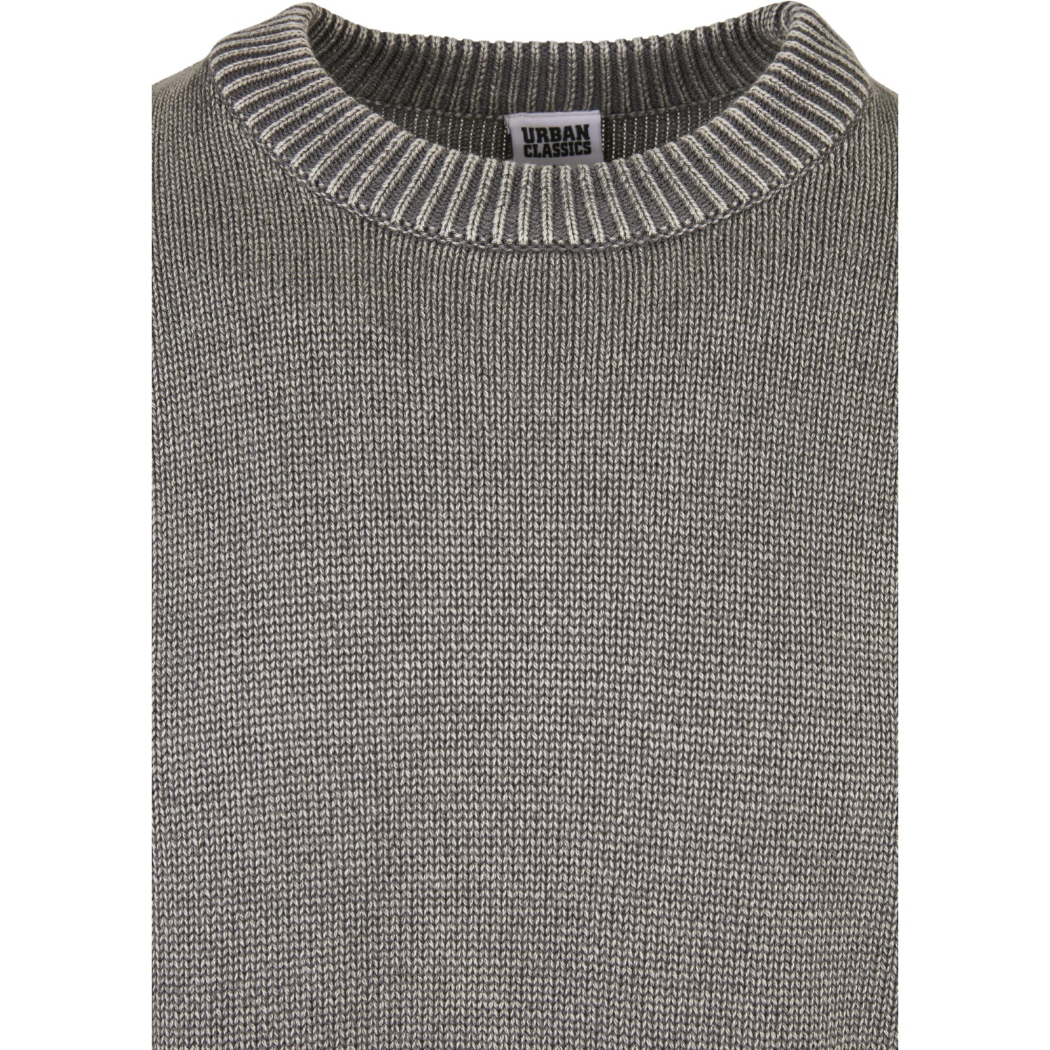 Urban Classics - Washed Knit Sweatshirt asphalt