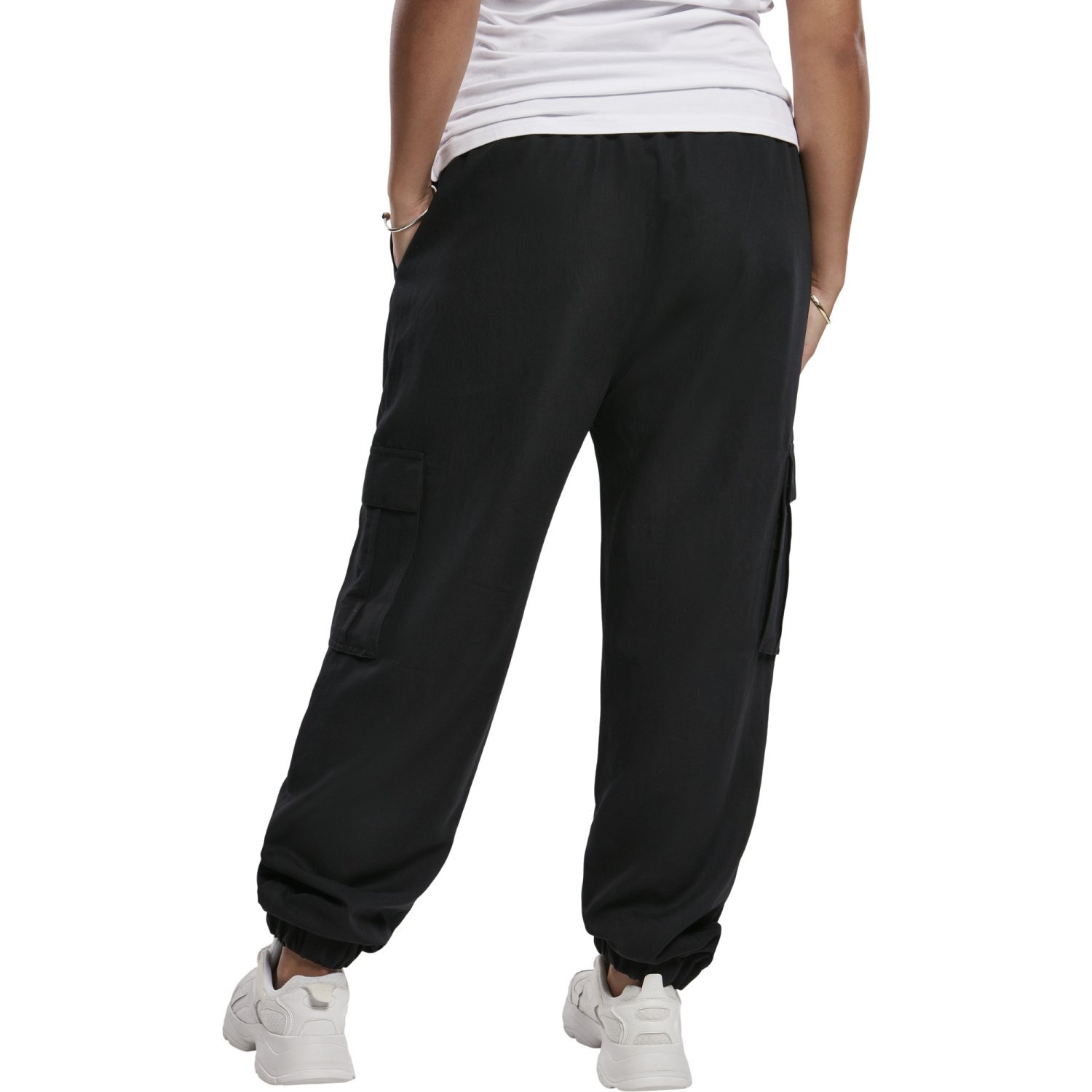 Urban Classics Ladies - CARGO Loose-Fit Twill Sweatpants