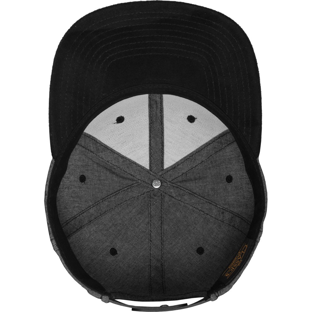 Flexfit CHAMBRAY SUEDE Snapback Casquette - noir