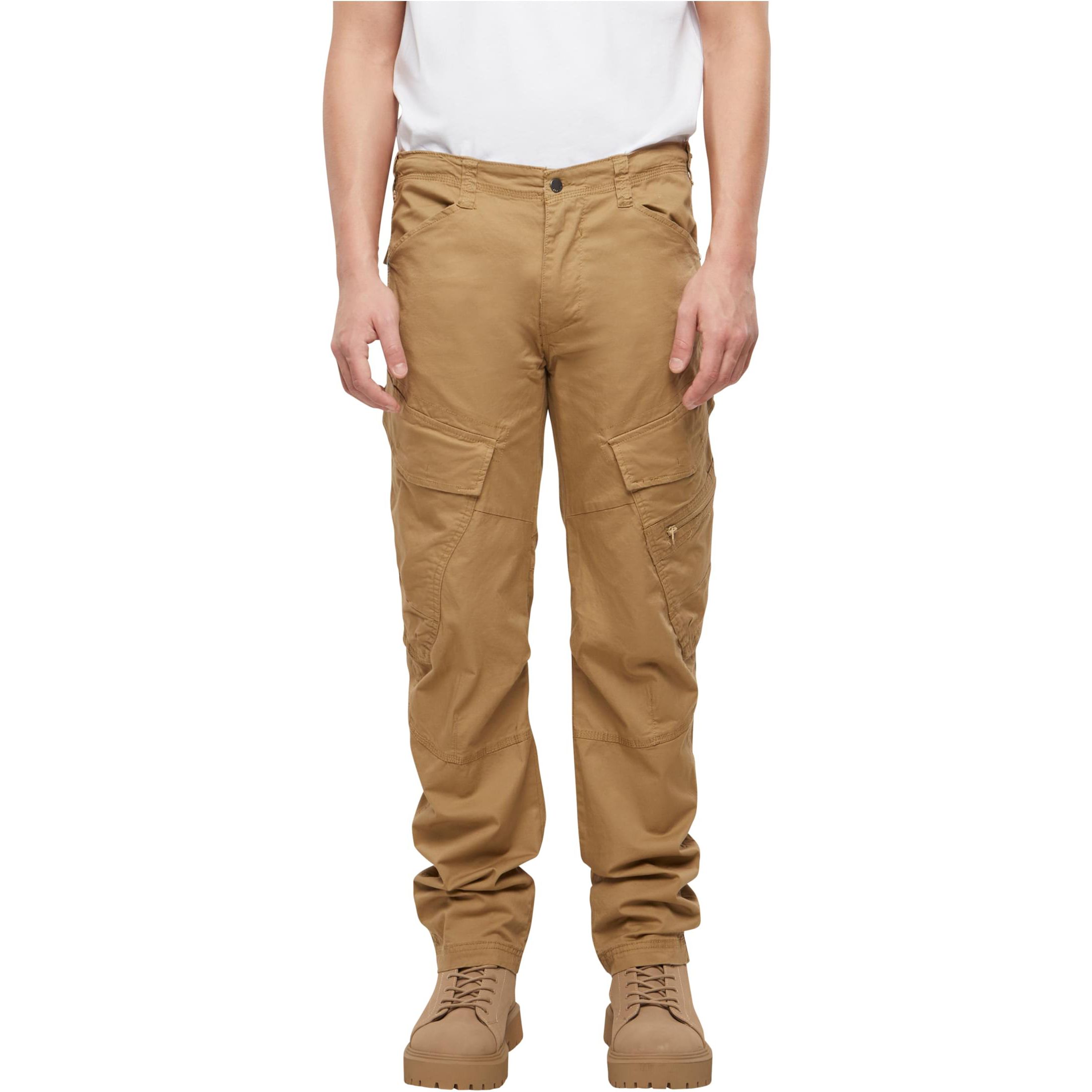 Brandit - ADVEN Slim-Fit Cargo Trousers camel beige