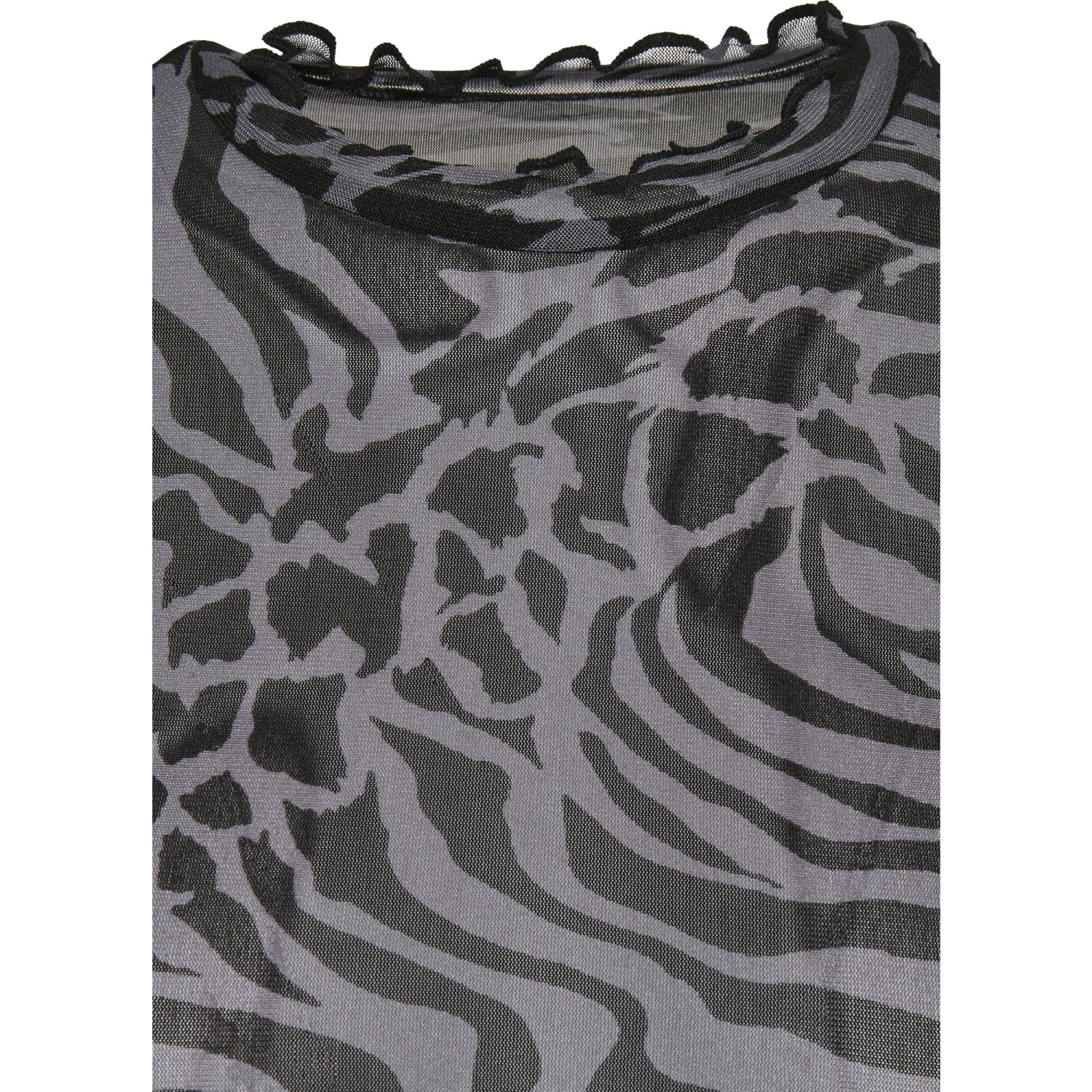 Urban Classics Ladies - Mesh Turtleneck Longsleeve