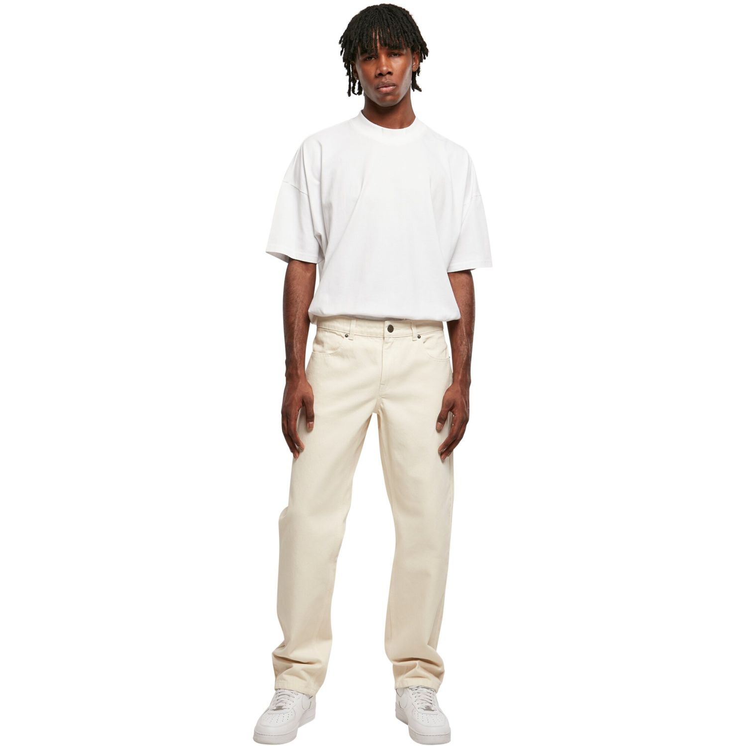 Urban Classics - Loose Fit Denim Jeans whitesand
