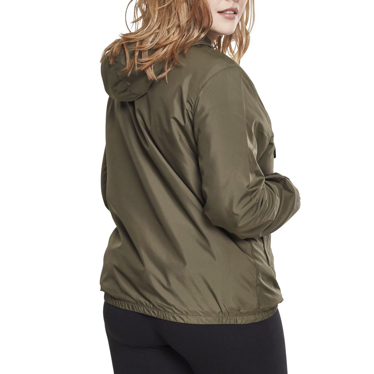 Urban Classics Ladies - PULL OVER Veste olive