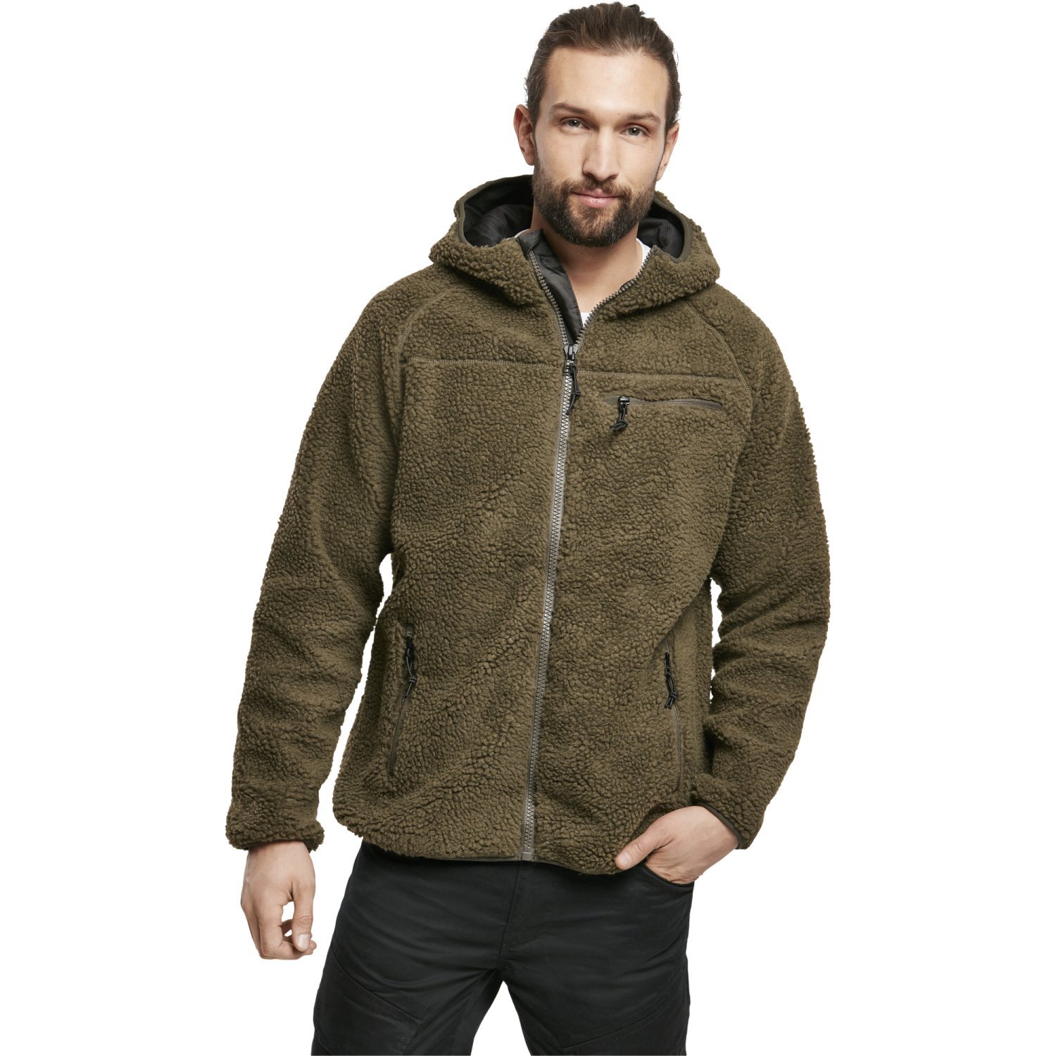 Brandit - Teddyfleece Worker Jacket olive