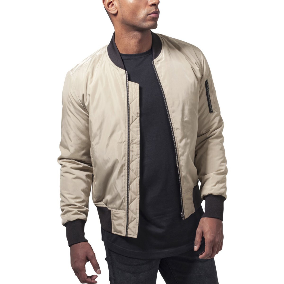 Urban Classics - 2-TONE BOMBER Aviation Pilot Jacket