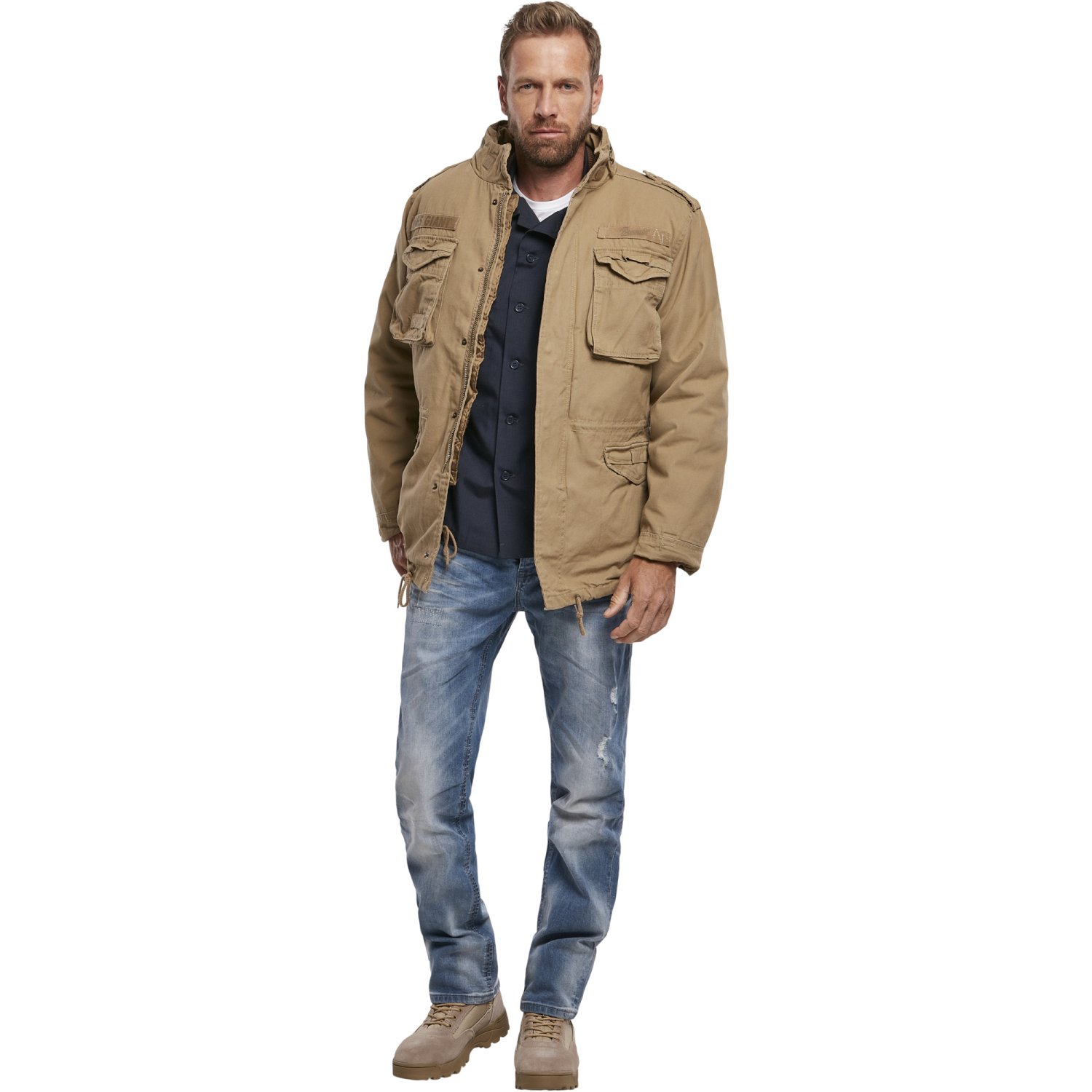 Brandit - M65 GIANT Vintage Parka All Weather Jacket camel