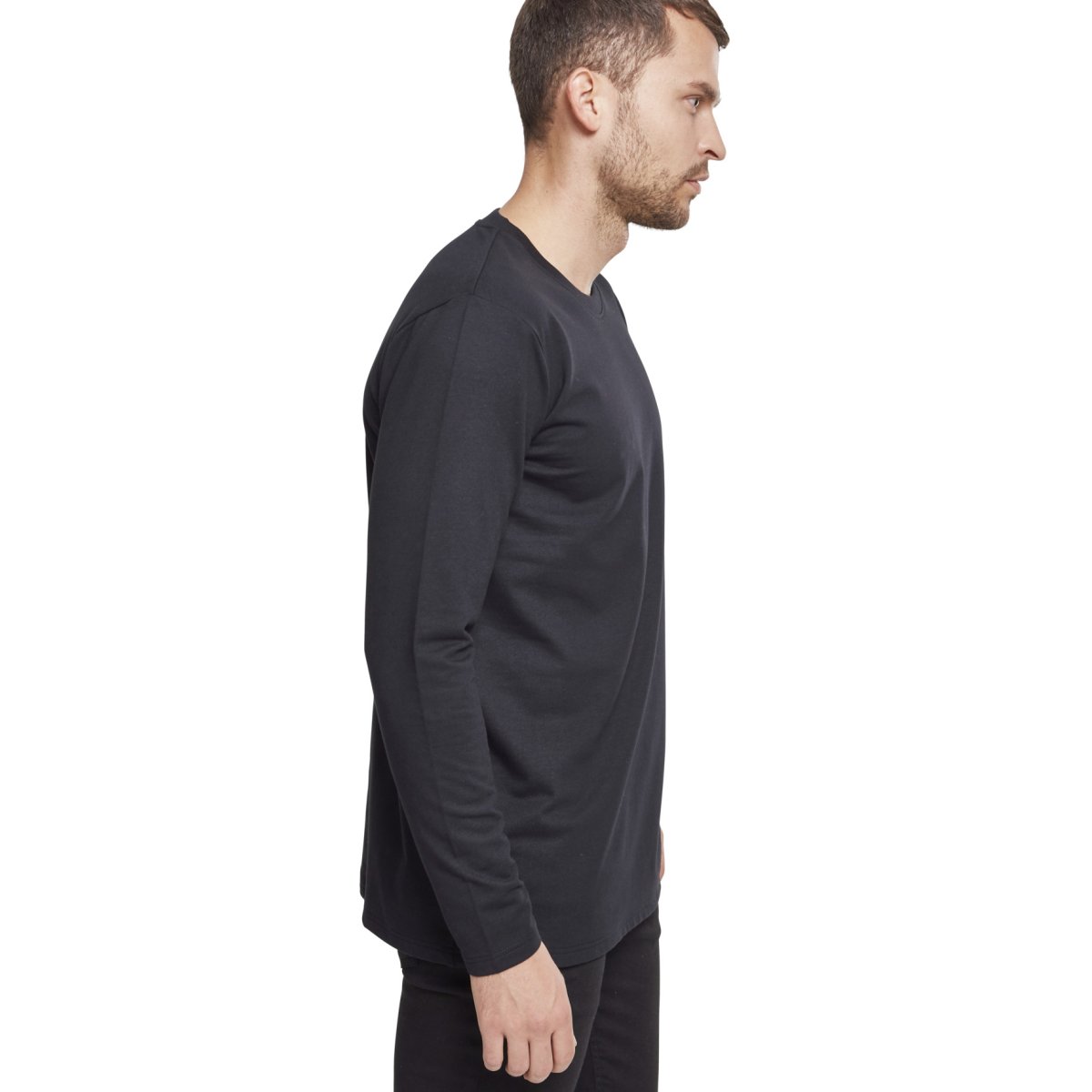 Urban Classics - Stretch Terry Longsleeve black