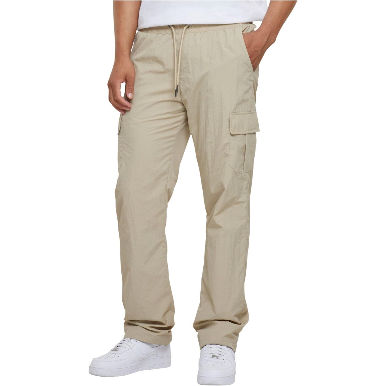 Urban Classics - Straight Leg Nylon Cargo Pants