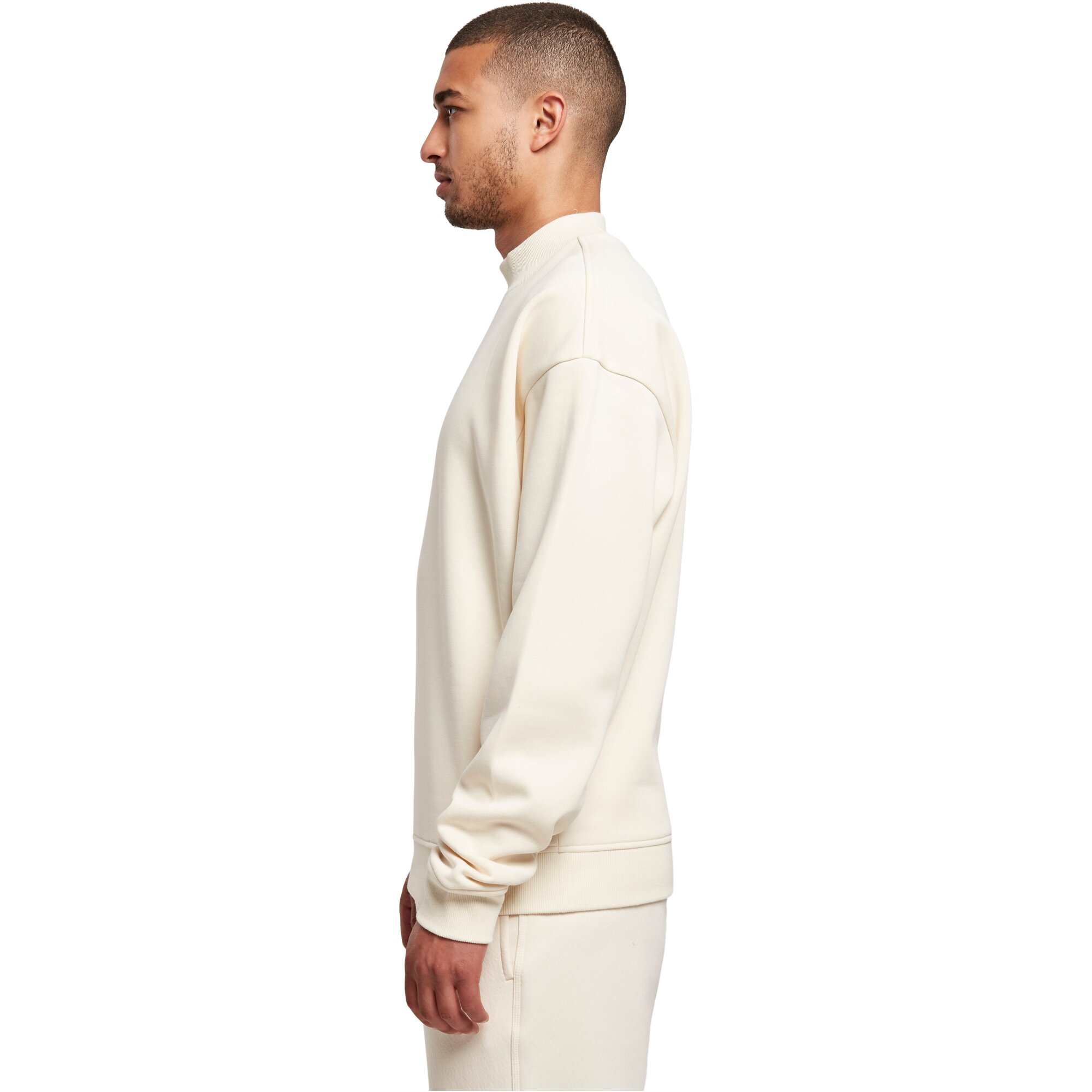 Urban Classics - MOCK NECK Oversized Pullover sand
