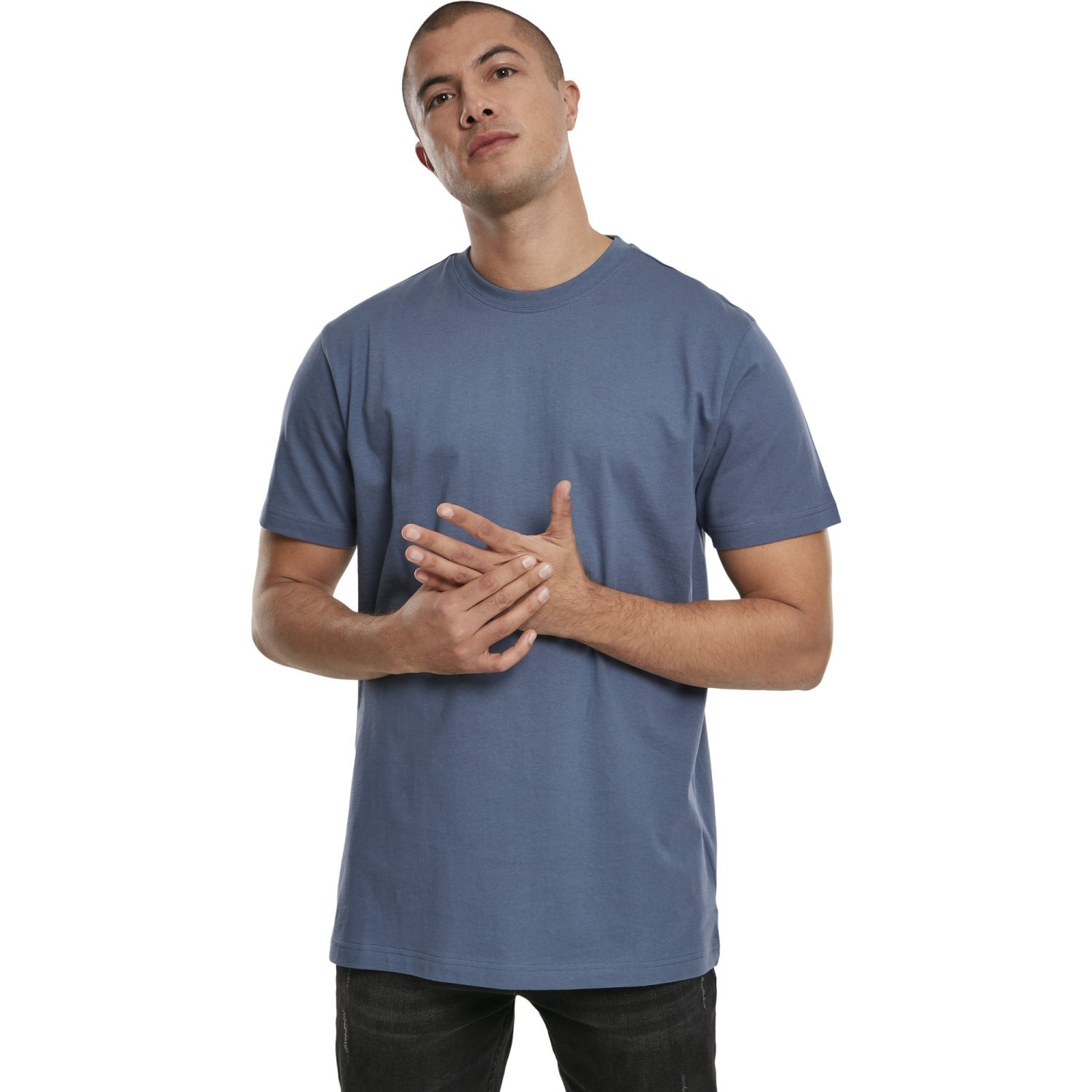 Urban Classics - BASIC Shirt vintage blue