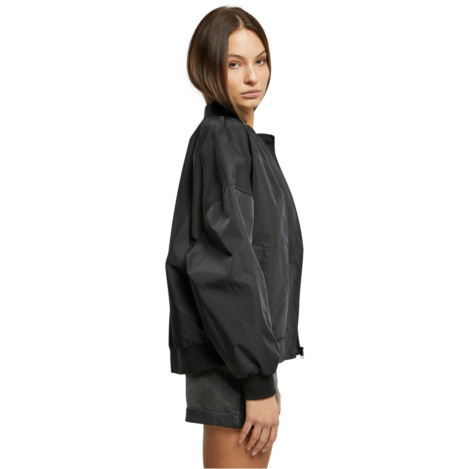Urban Classics Ladies - Oversized Light Bomber Veste noir