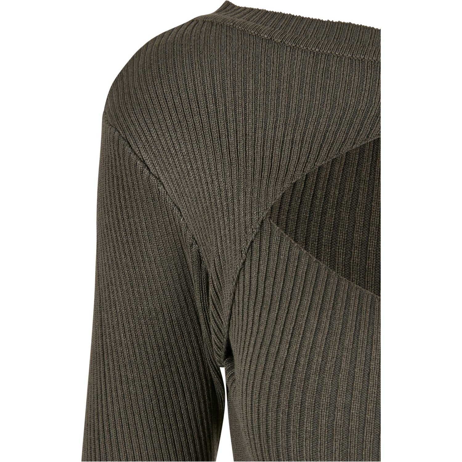 Urban Classics Ladies - CUT OUT Dress olive