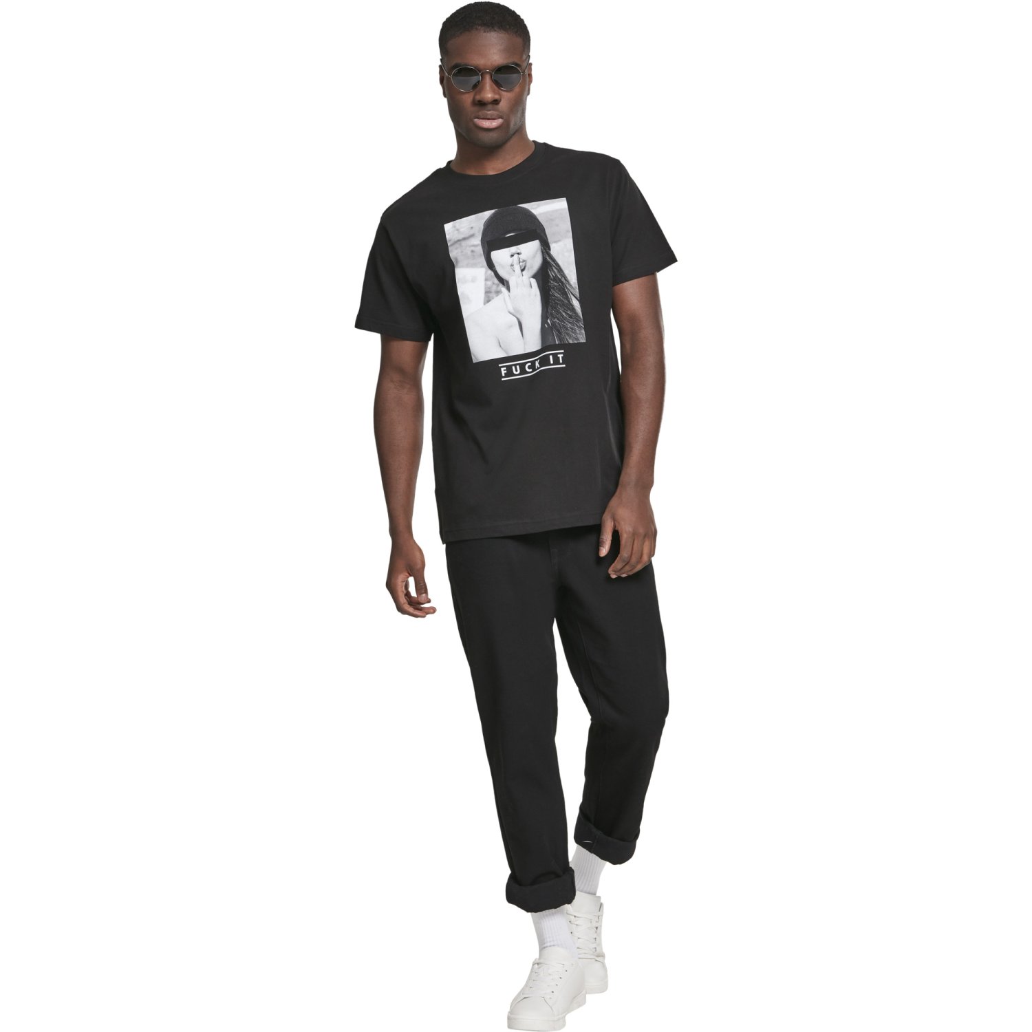 Mister Tee Shirt - FUCK IT Tee black
