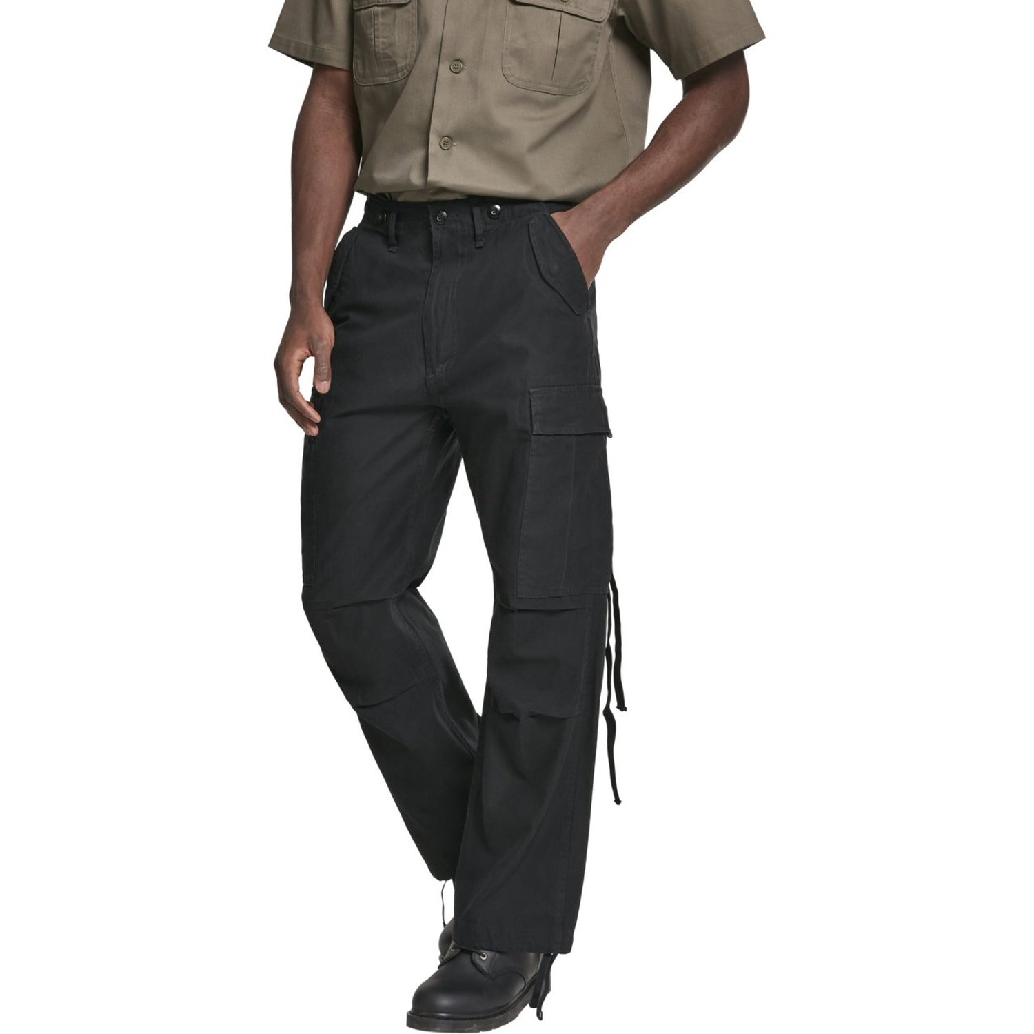 Brandit M65 Vintage Cargo Army Pantalon noir