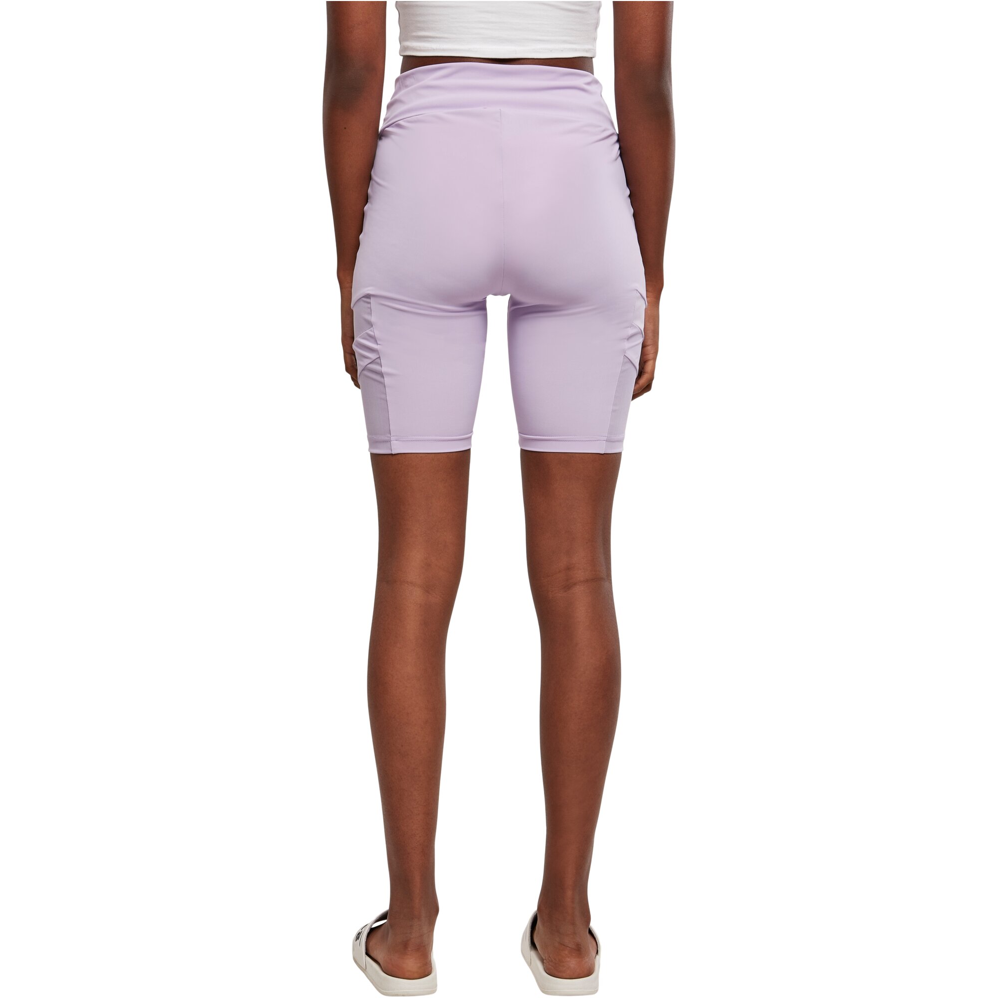 Urban Classics Ladies - CYCLE Tech Mesh High Waist Shorts