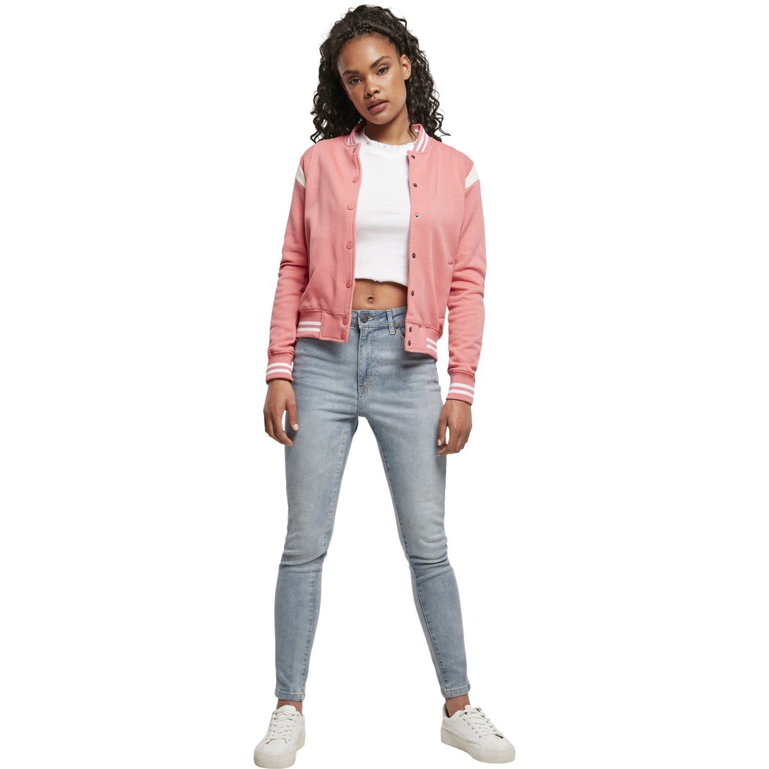 Urban Classics Ladies - INSET College Sweat Jacke