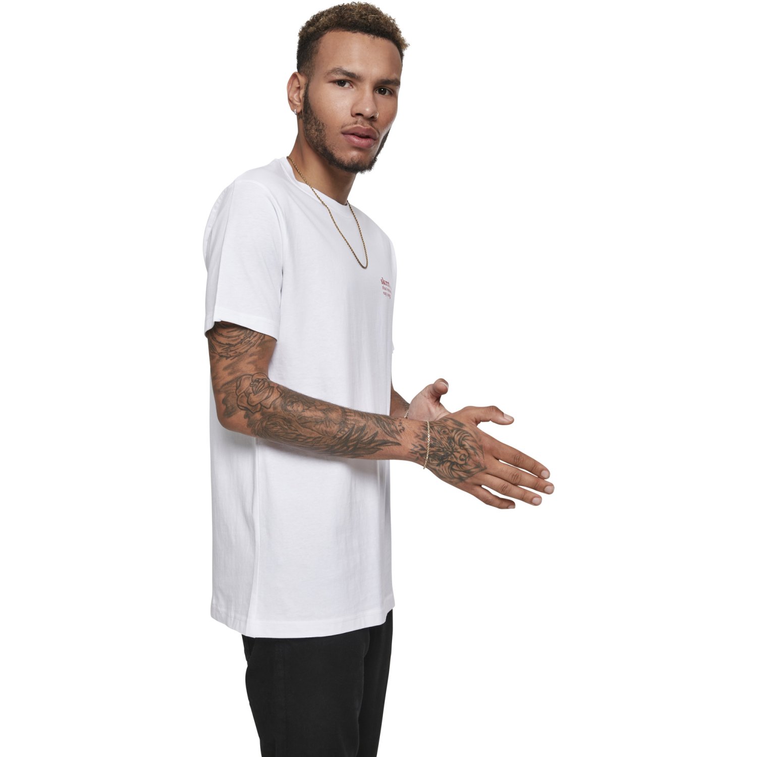 Mister Tee Shirt - SKRRT That Noise white