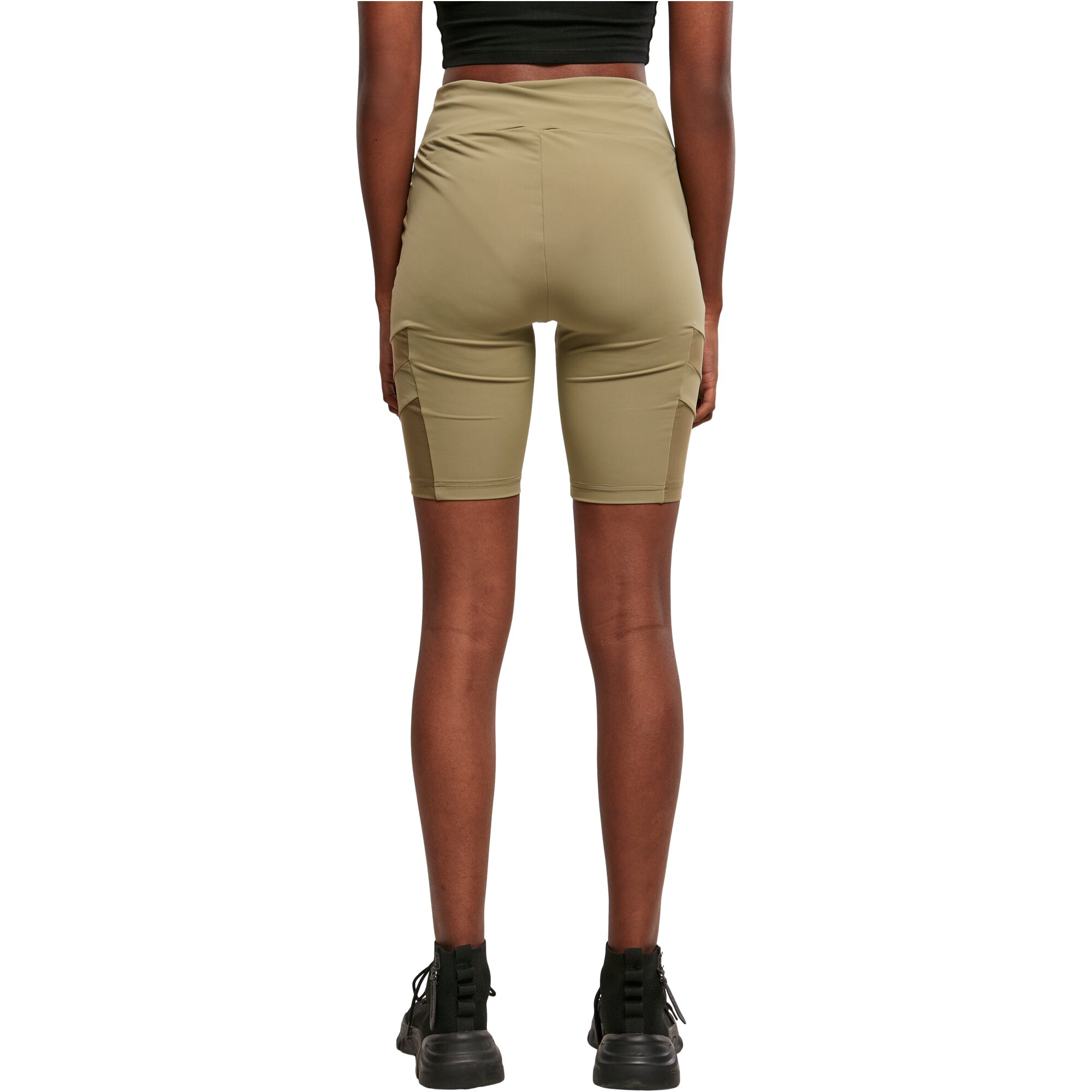 Urban Classics Ladies - CYCLE Tech Mesh High Waist Shorts