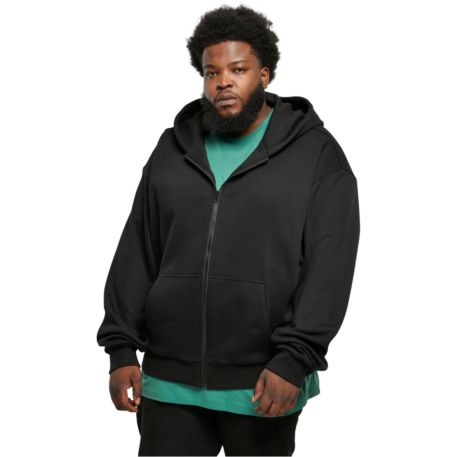 Urban Classics - Ultra Heavy Oversize Zip Hoody black