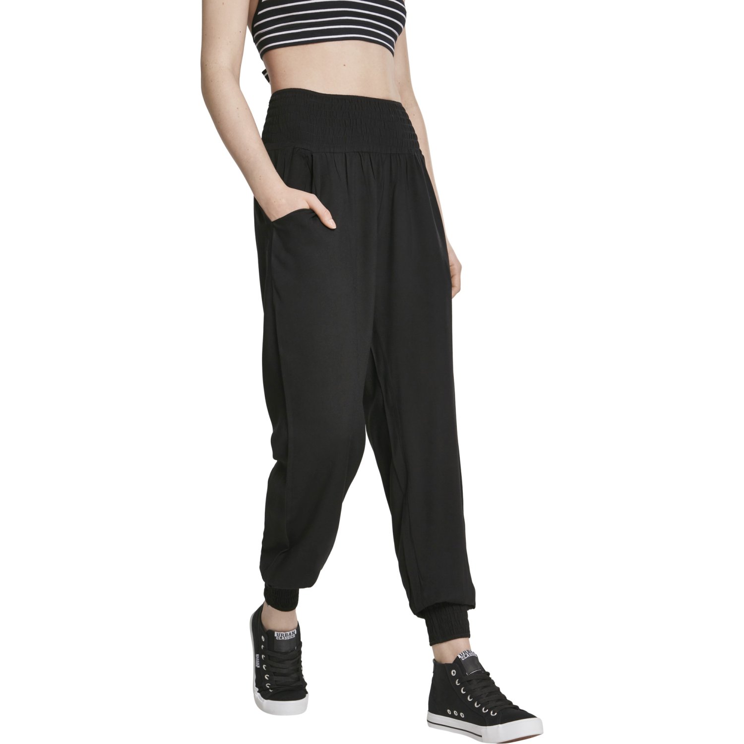 Urban Classics Ladies - Sarong Pants black