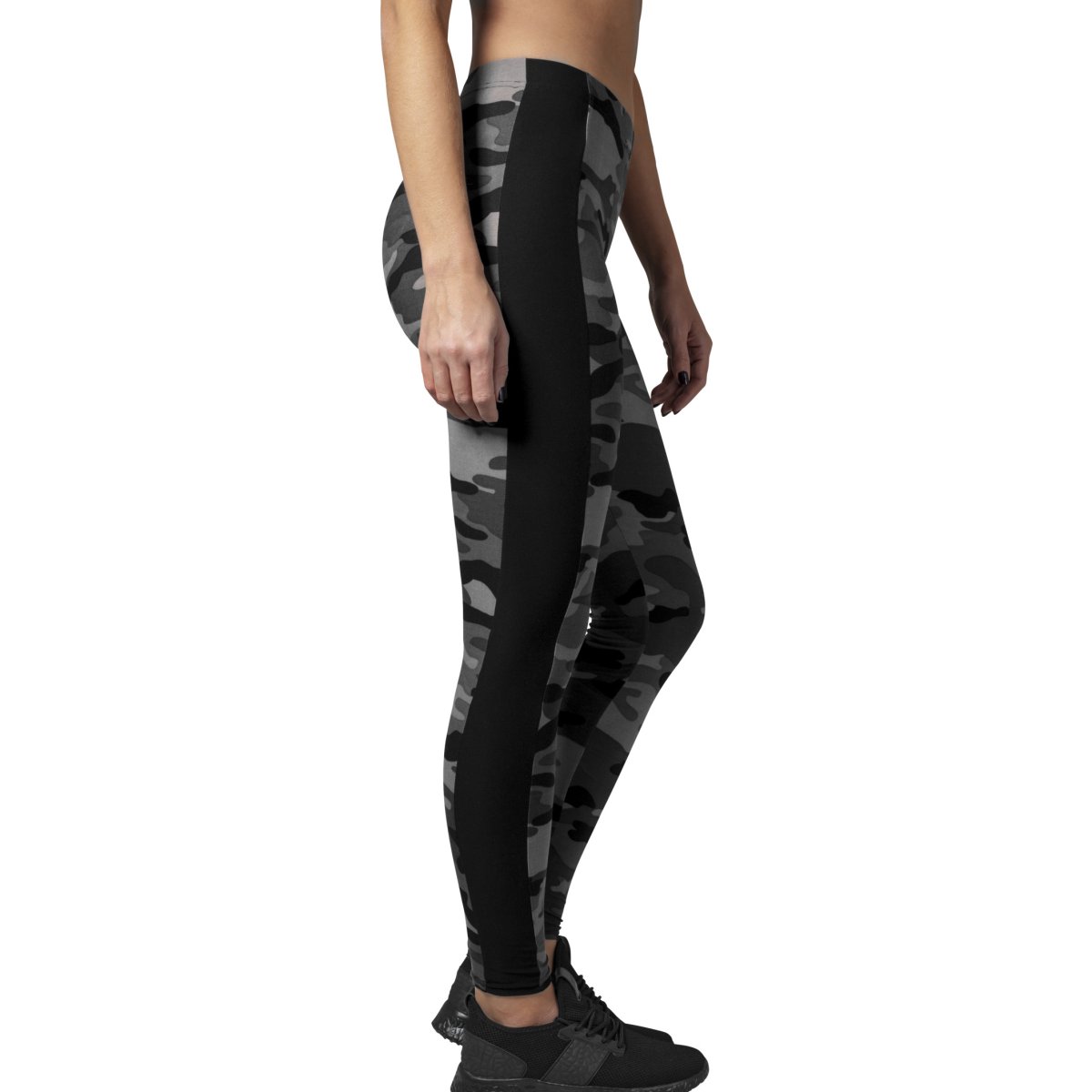 Urban Classics Ladies - CAMO Stripe Stretch-Fit Leggings