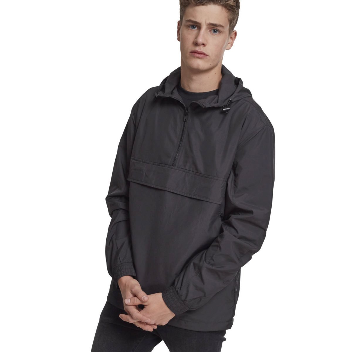 Urban Classics - BASIC Pull-Over Windbreaker Jacket black