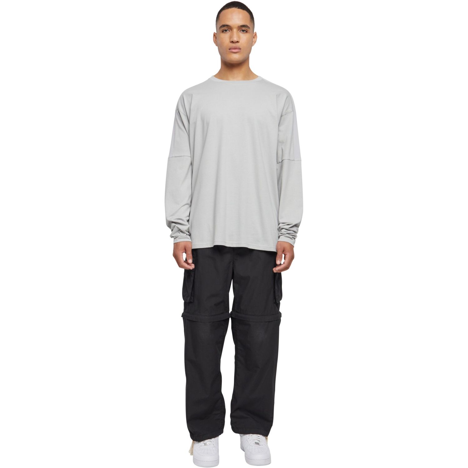 Urban Classics - RAGLAN Oversized Longsleeve asphalt
