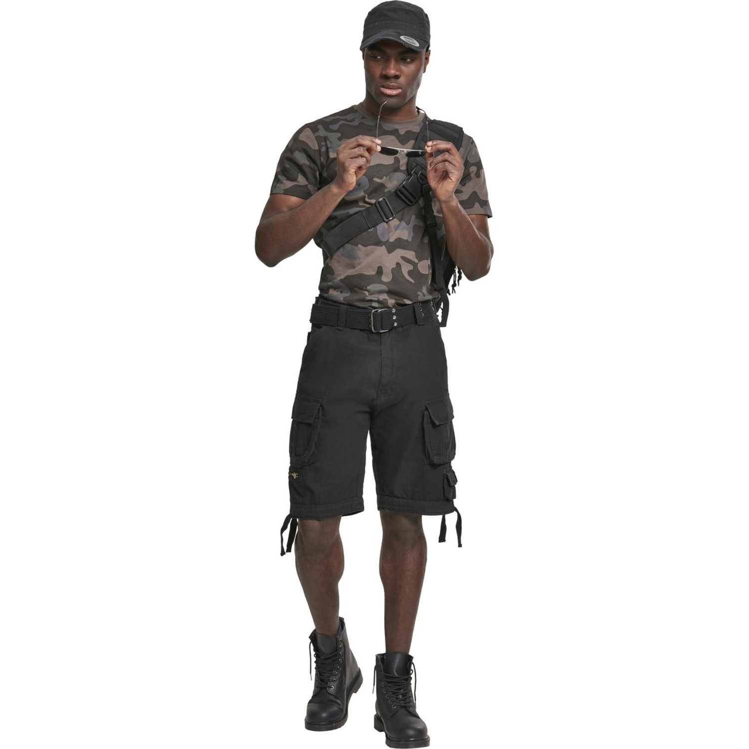 Brandit SAVAGE Vintage Worker Cargo Army Outdoor Shorts