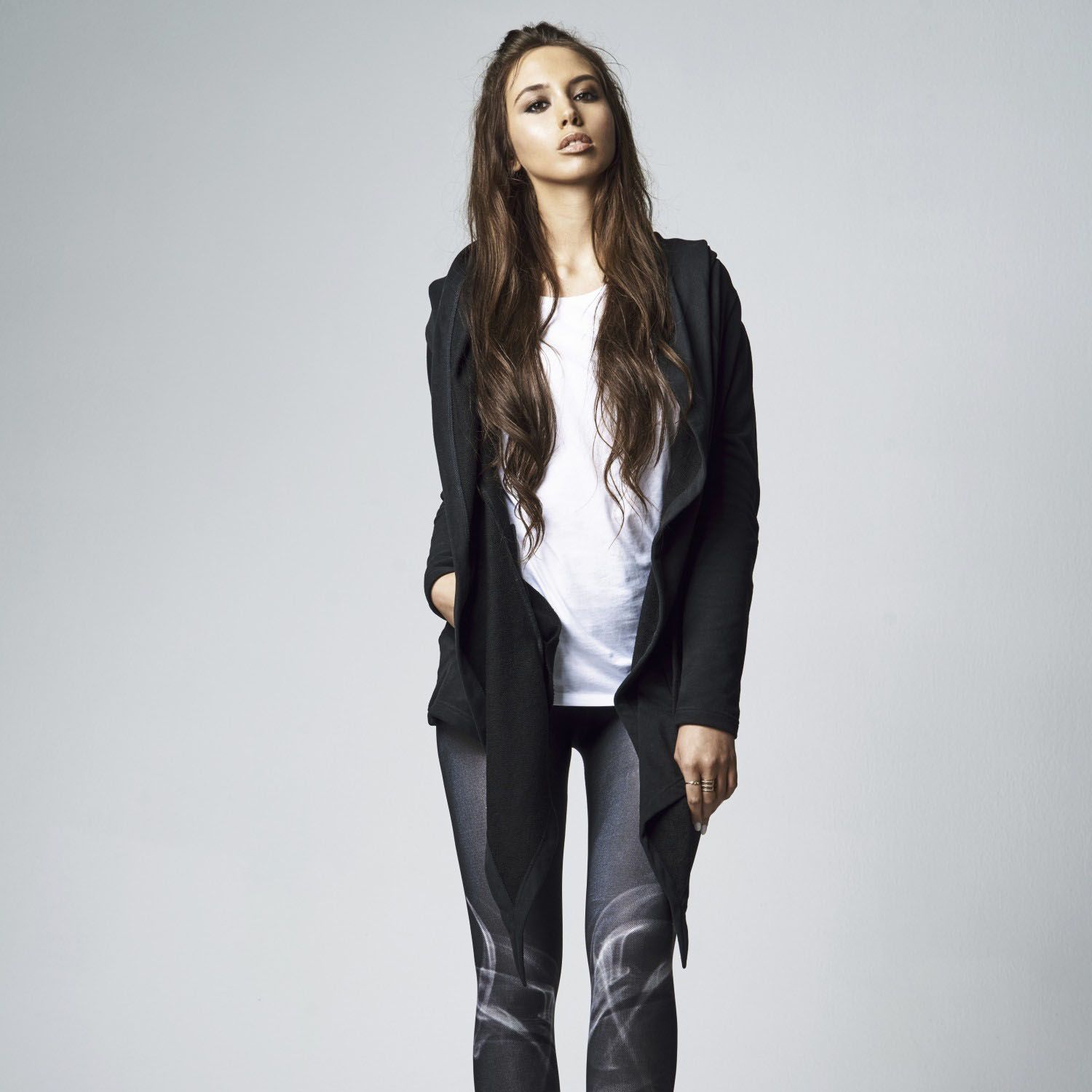 Urban Classics Ladies - Hooded Sweat Long Cardigan Veste