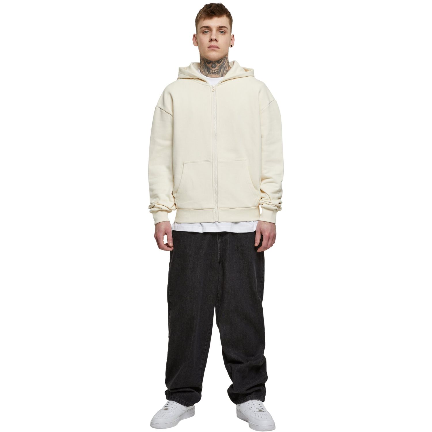 Urban Classics - Ultra Heavy Oversize Zip Hoody sand
