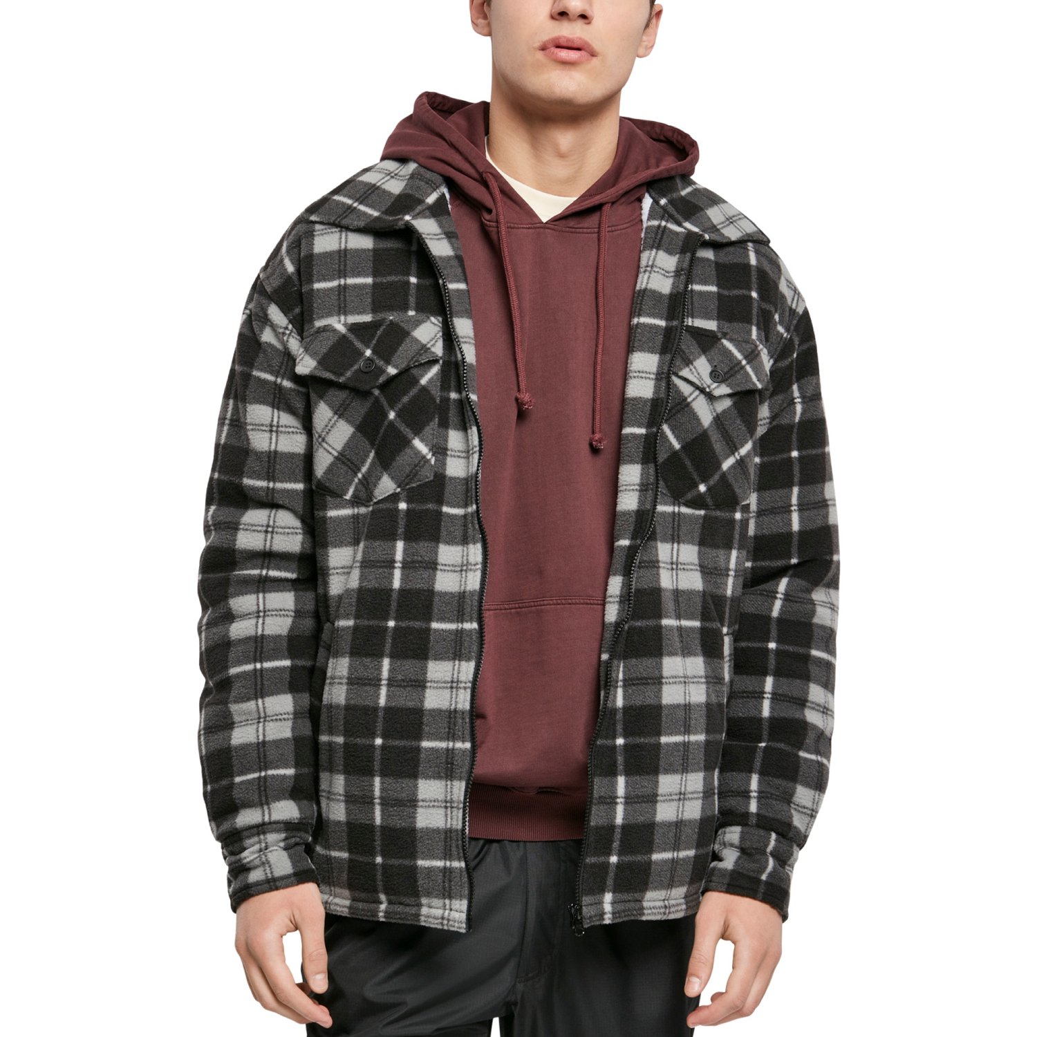 Urban Classics - Flannel Teddy Shirt Jacket
