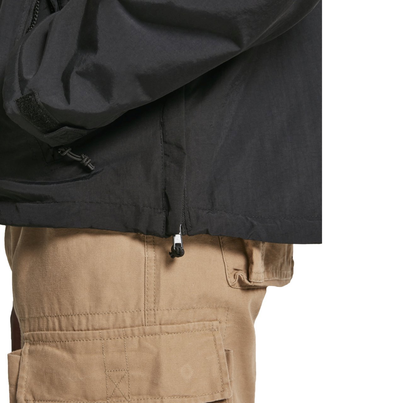 Brandit Pull-Over Outdoor Army Windbreaker Jacket black