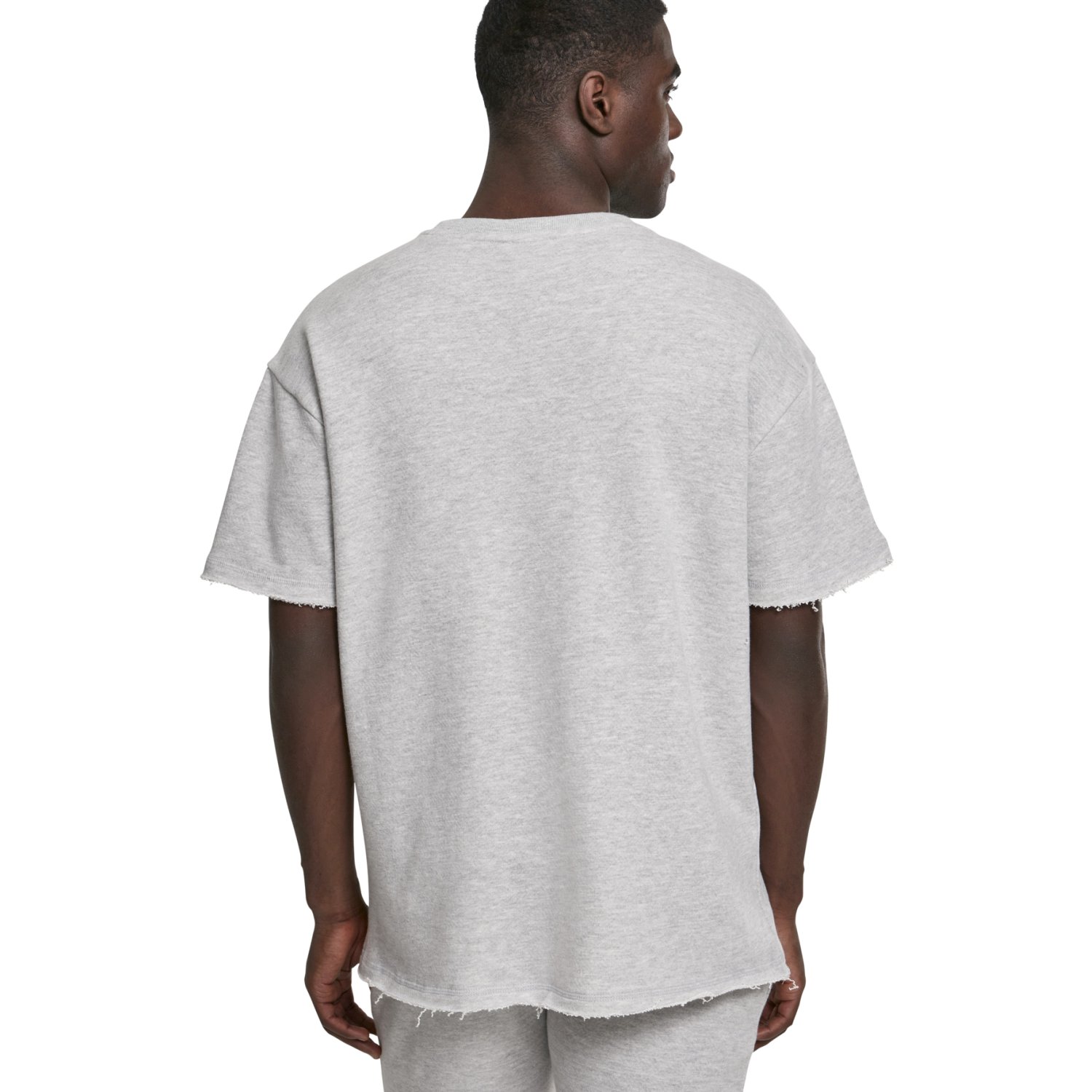 Urban Classics - Herringbone Terr Shirt grau