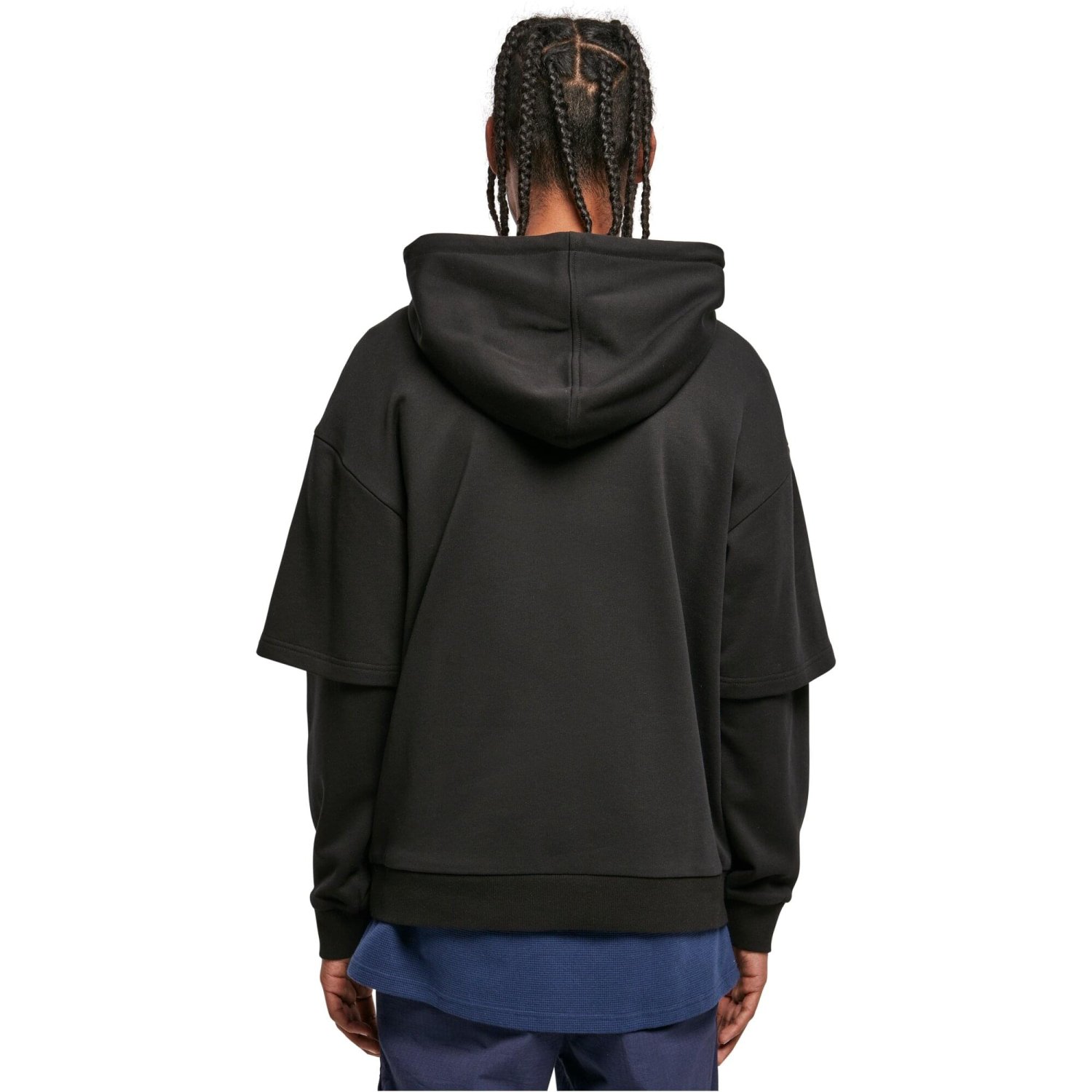 Urban Classics - Oversized Doublesleeve Hoody black