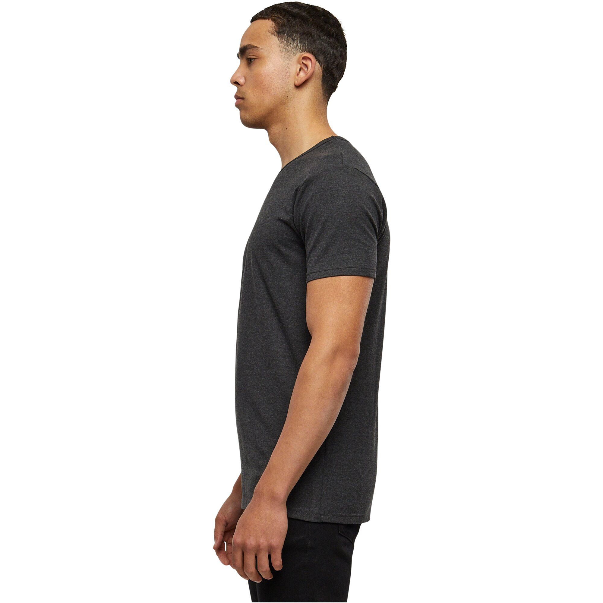 Urban Classics - FITTED STRETCH Shirt charcoal