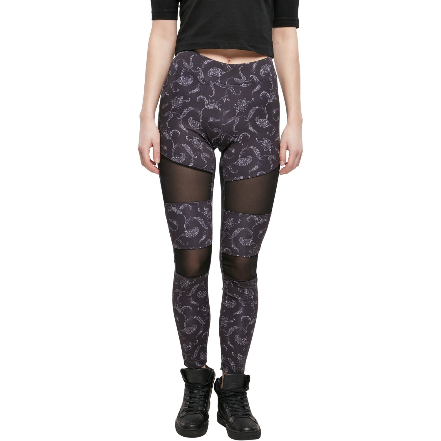 Urban Classics Ladies - TECH MESH All-Over-Print Leggings