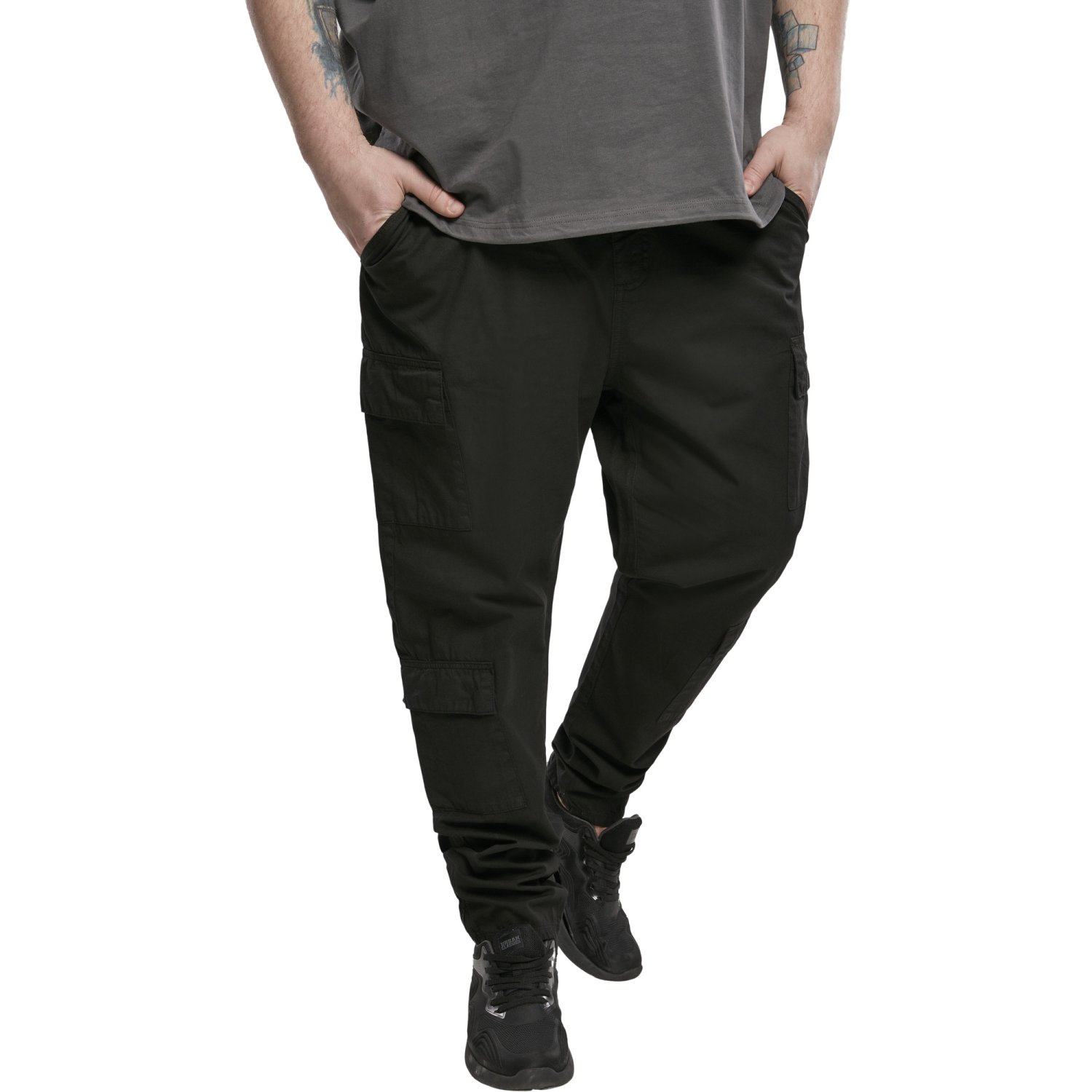 Urban Classics - Double Pocket CARGO Tapered Pantalon