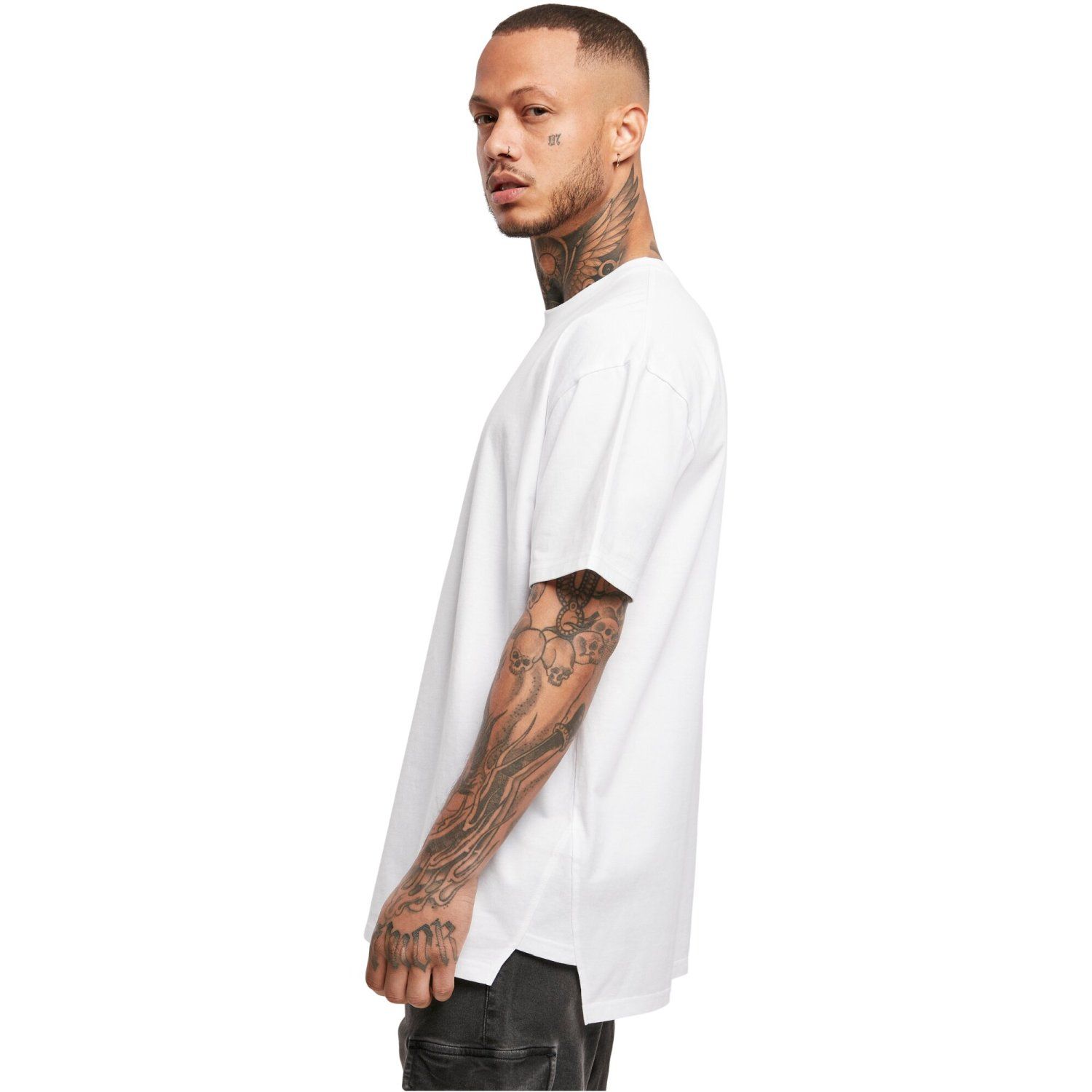 Urban Classics - Oversized Triangle Shirt white