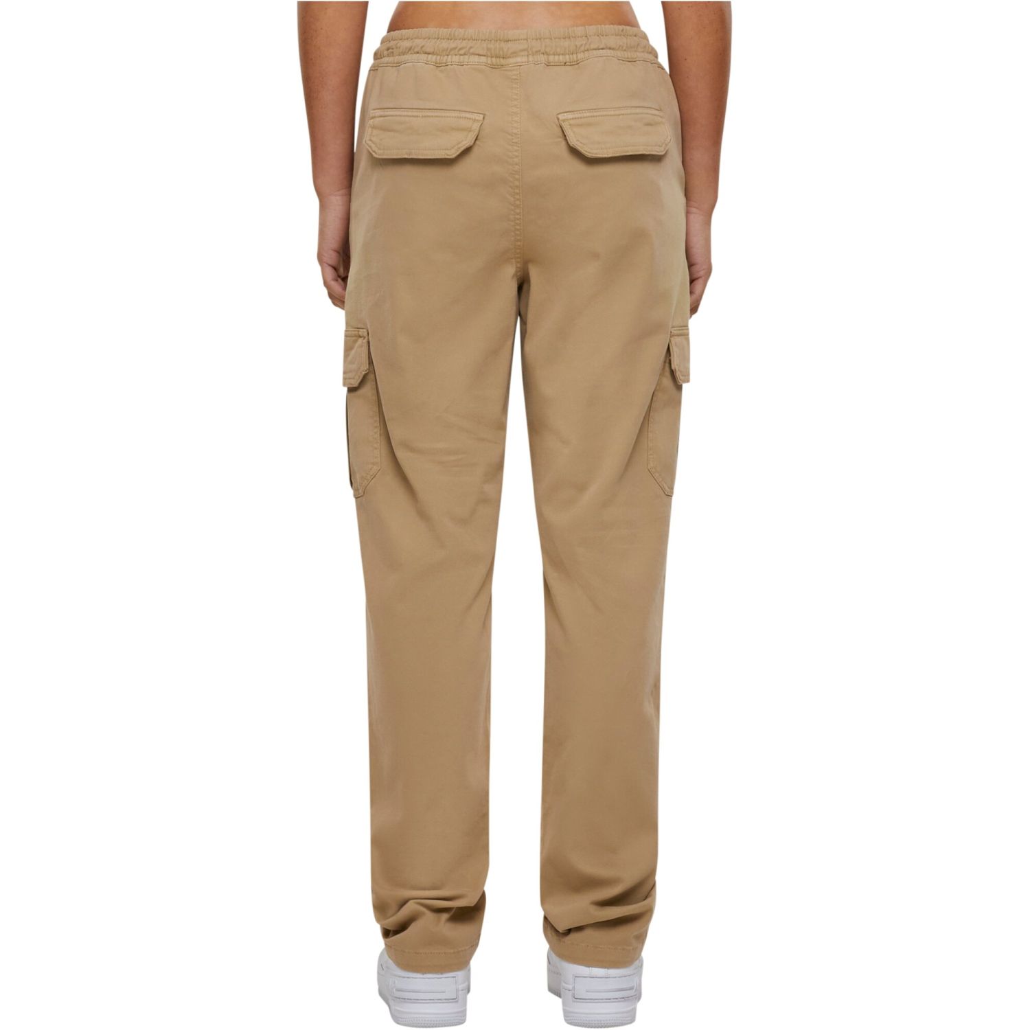 Urban Classics Ladies - High Waist Twill Cargo Pantalon