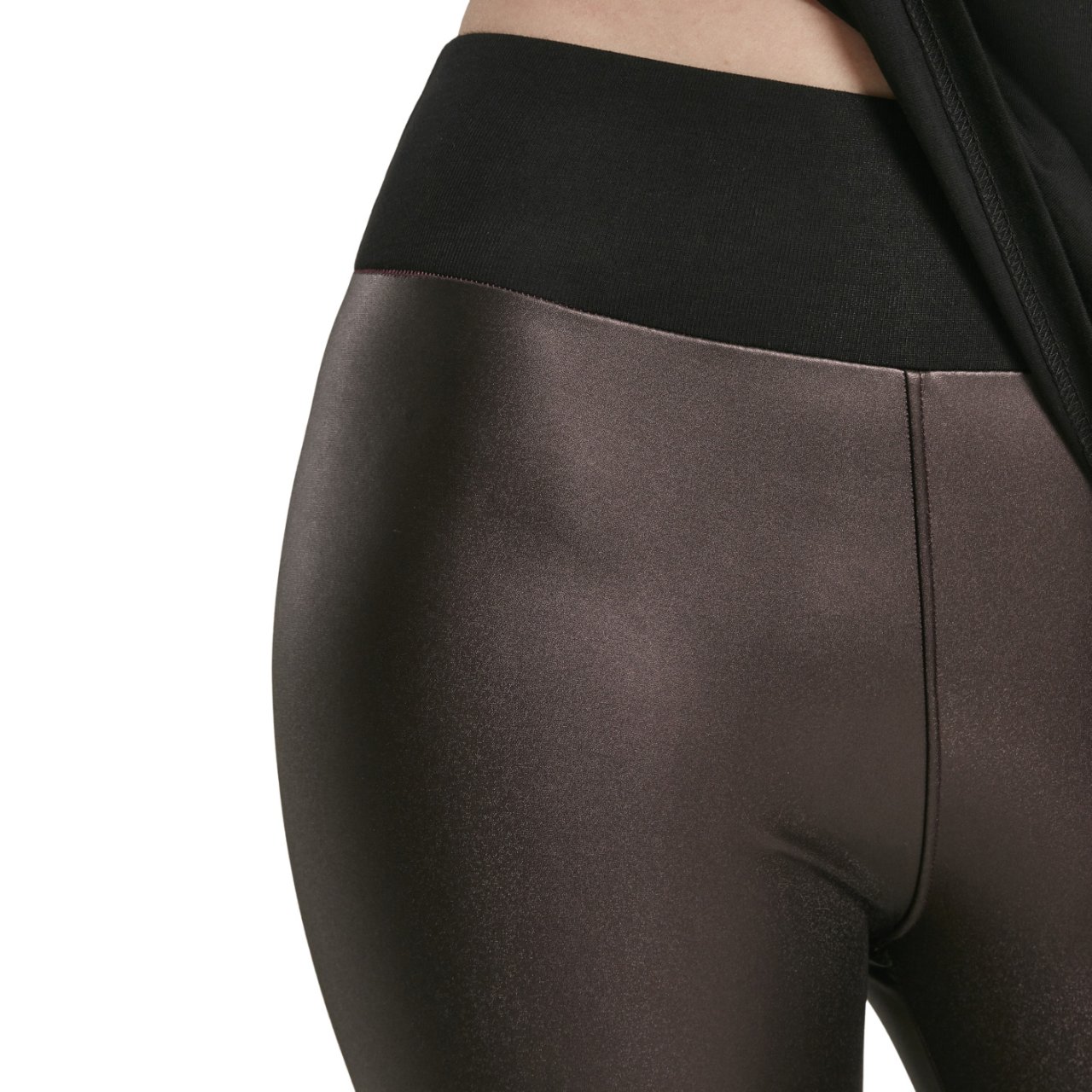 Urban Classics Ladies - High Waist Leggings en similicuir