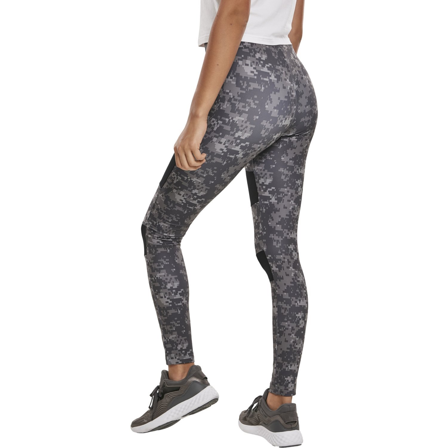 Urban Classics Ladies - TECH MESH Leggings digital dark camo