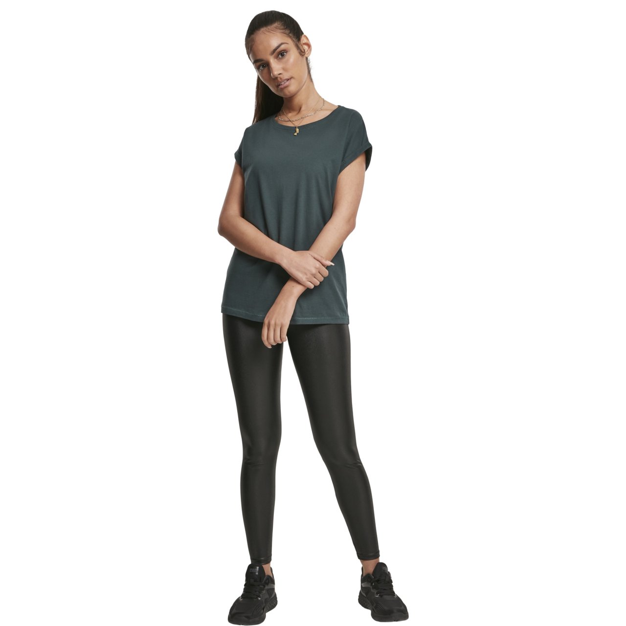 Urban Classics Ladies - High Waist Lederimitat Leggings