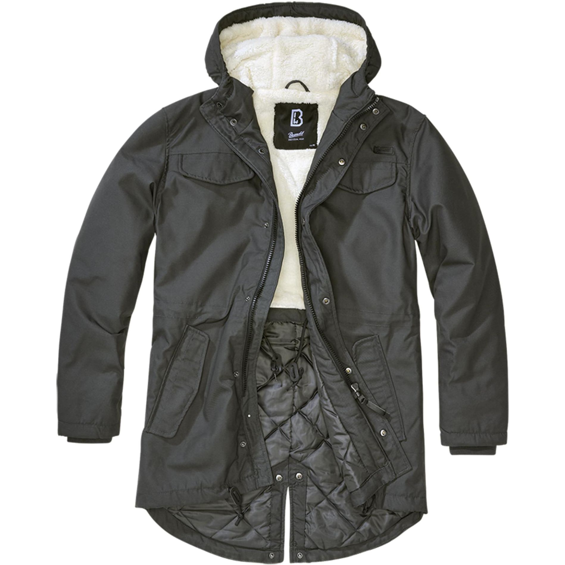 Brandit - MARSH LAKE Winter Parka anthracite