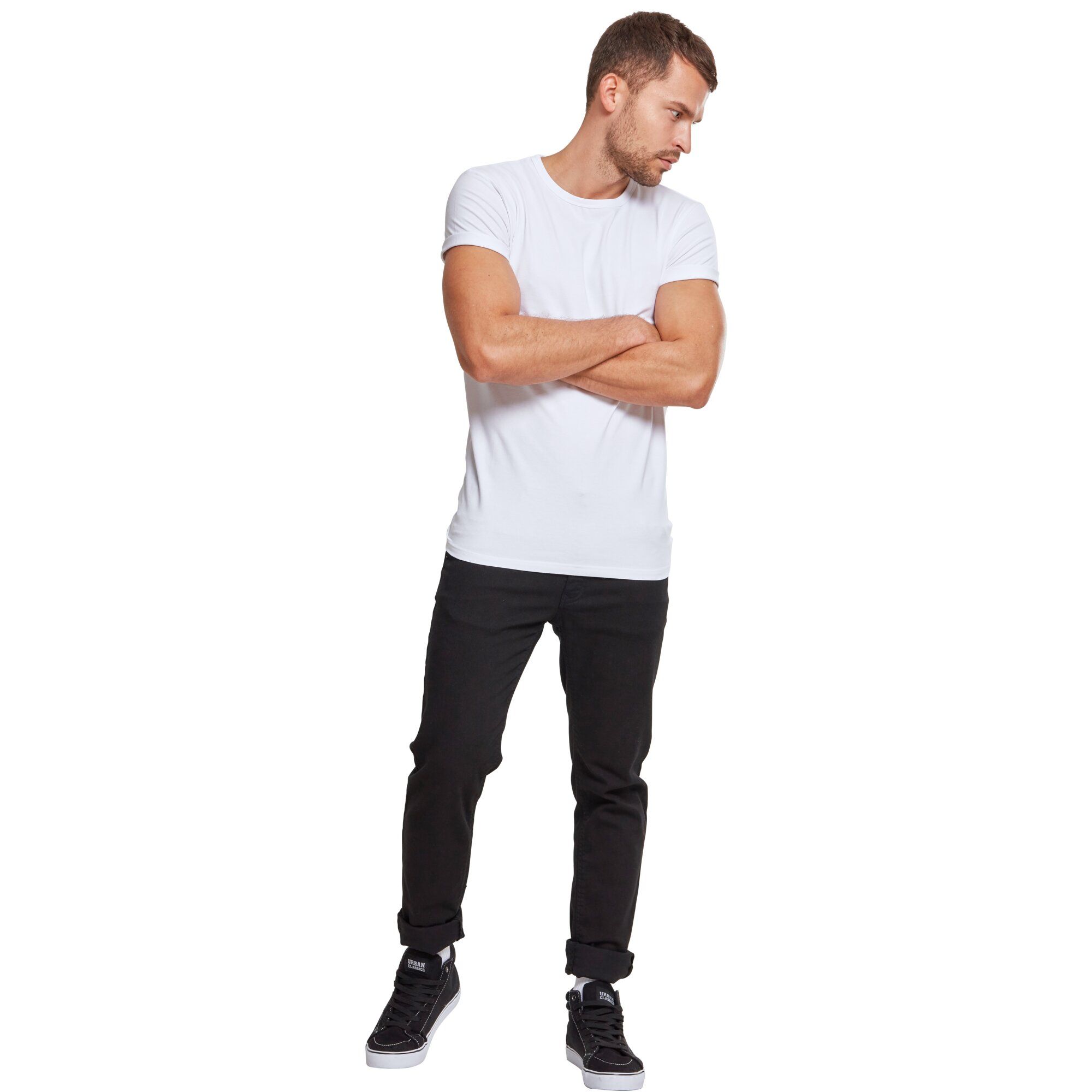 Urban Classics - FITTED STRETCH Shirt - figurbetont