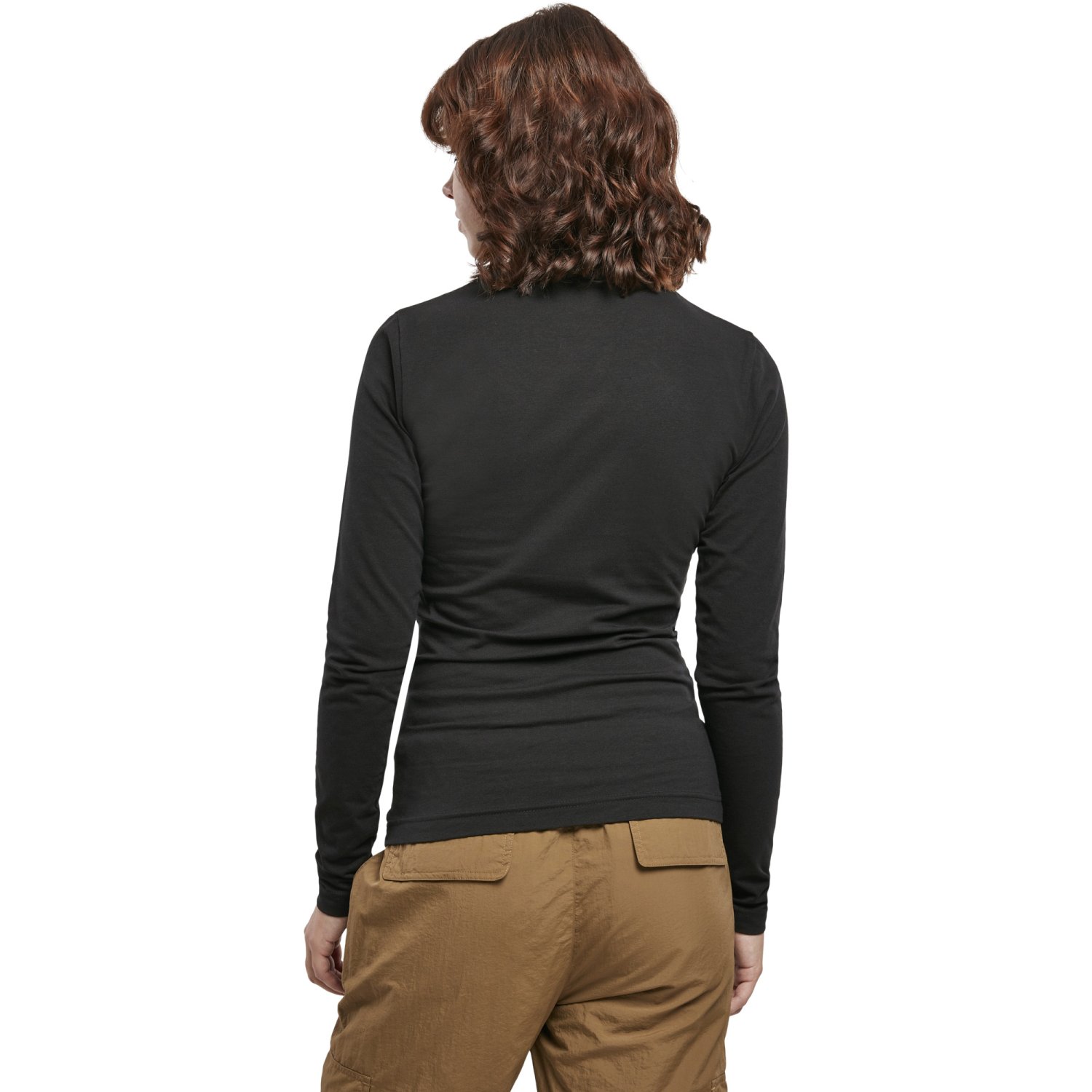 Urban Classics Ladies - Turtleneck Longsleeve noir