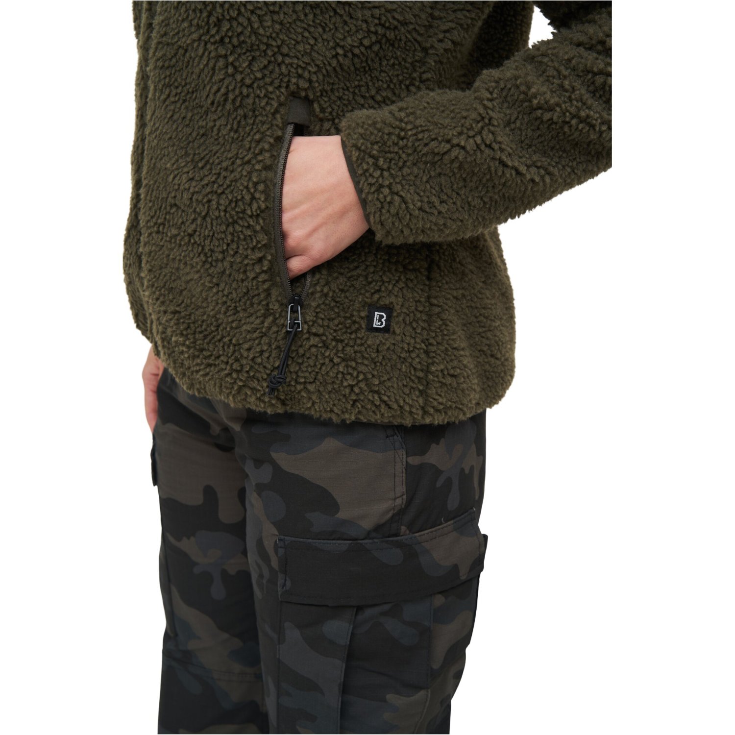 Brandit Ladies - Teddyfleece Veste olive