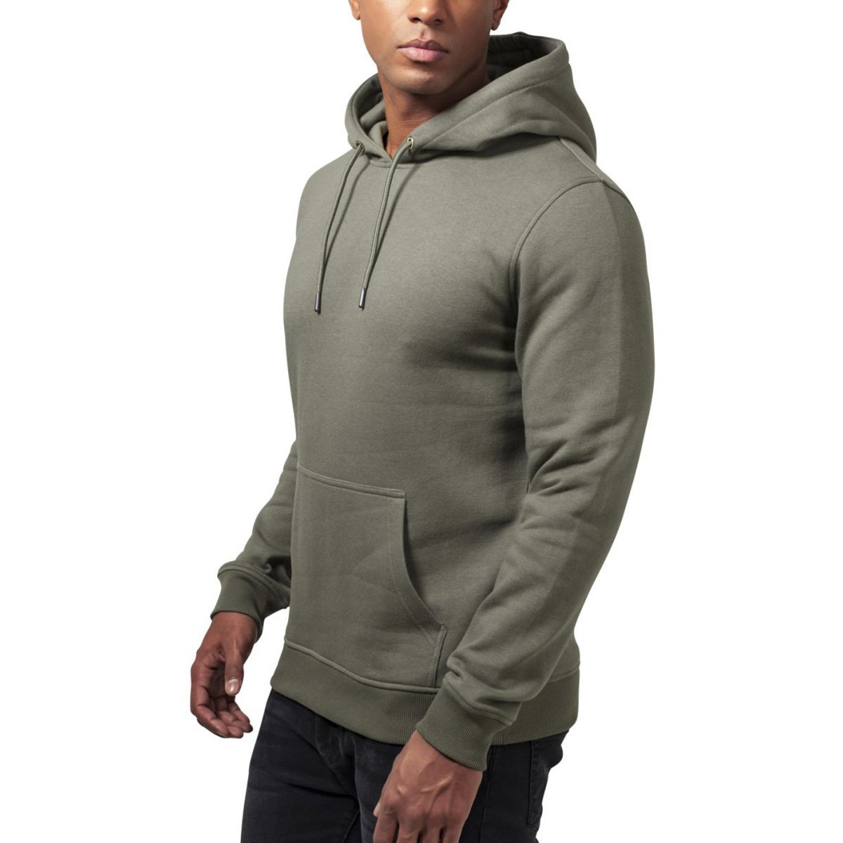 Urban Classics - Basic Sweat Hoody olive