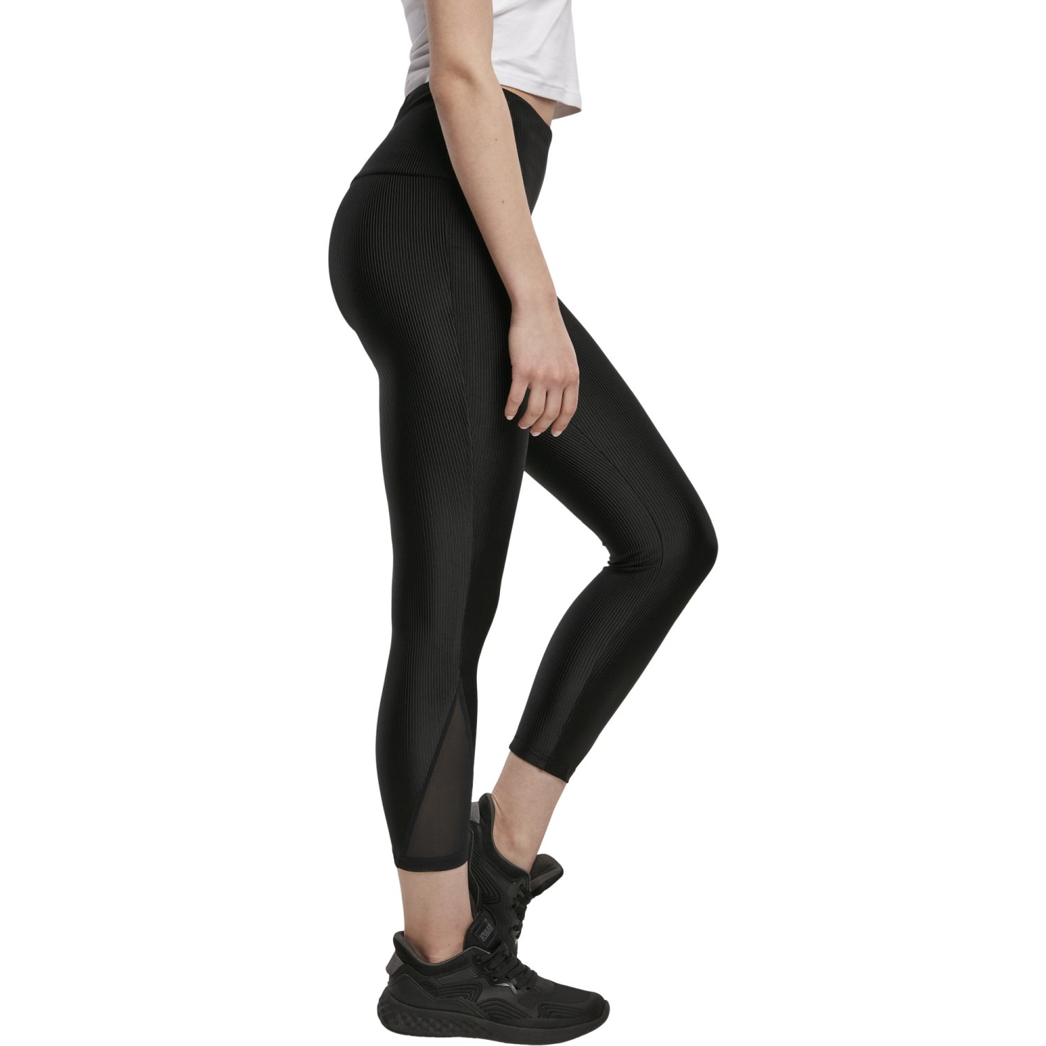 Urban Classics Ladies - High Waist Shiny Pedal Leggings