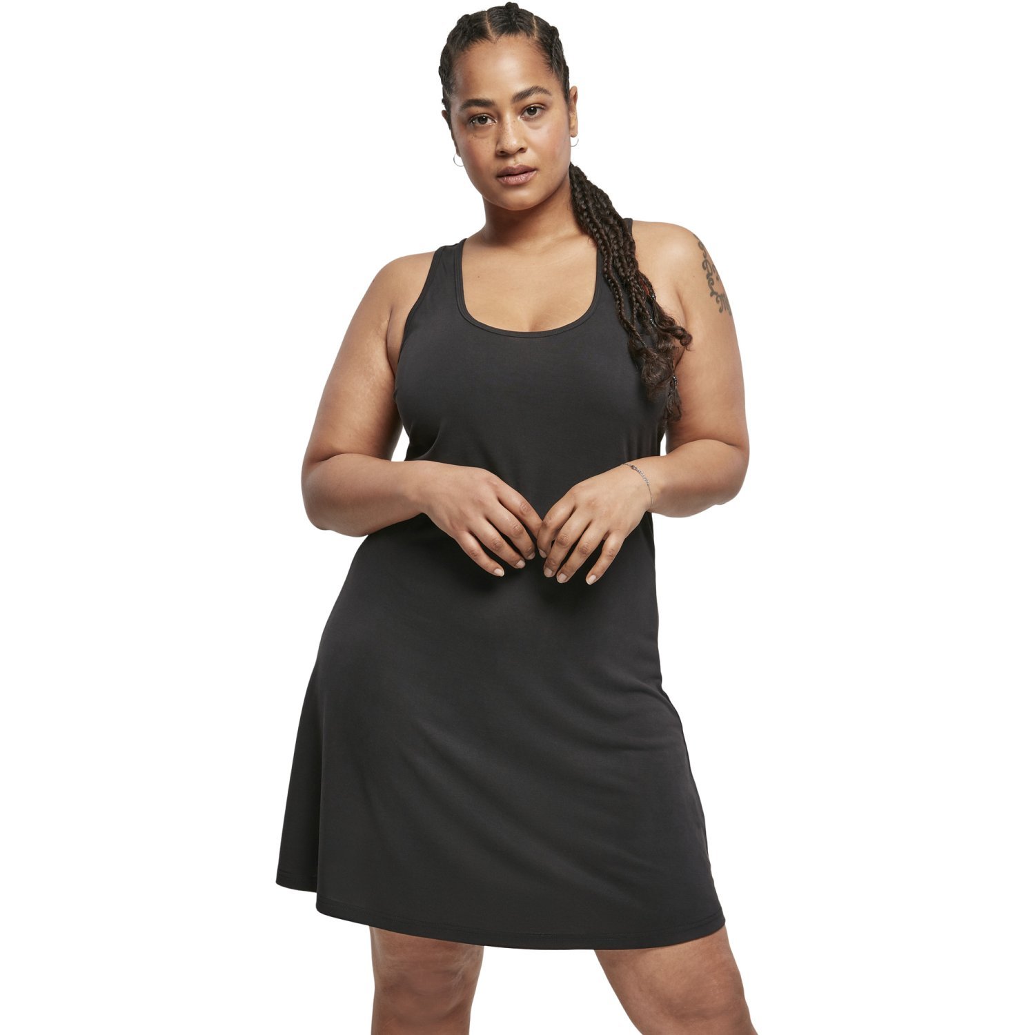 Urban Classics Ladies - Short Racer Back Dress black