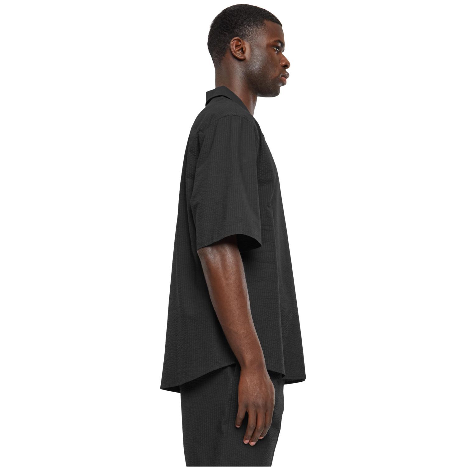 Urban Classics - Relaxed Seersucker Kurzarm Hemd